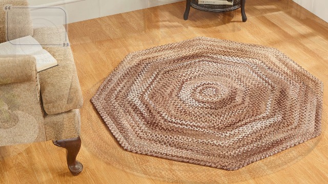 Tapete Oval Ombre Braided 27 x 45 Pulgadas de Algodón miniatura 6