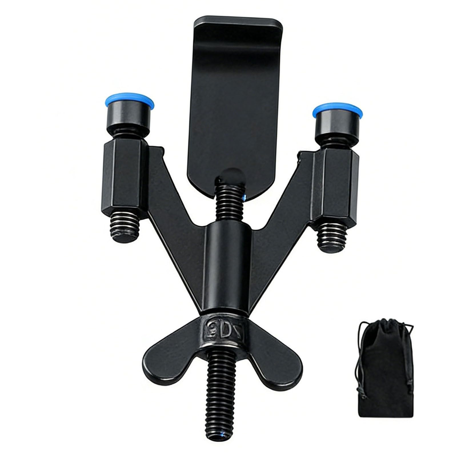 Space Saving Door Retainer Constructed with Erosion Resistant Steel for Multiple Door Types Not Marking Base Denial Drill Block