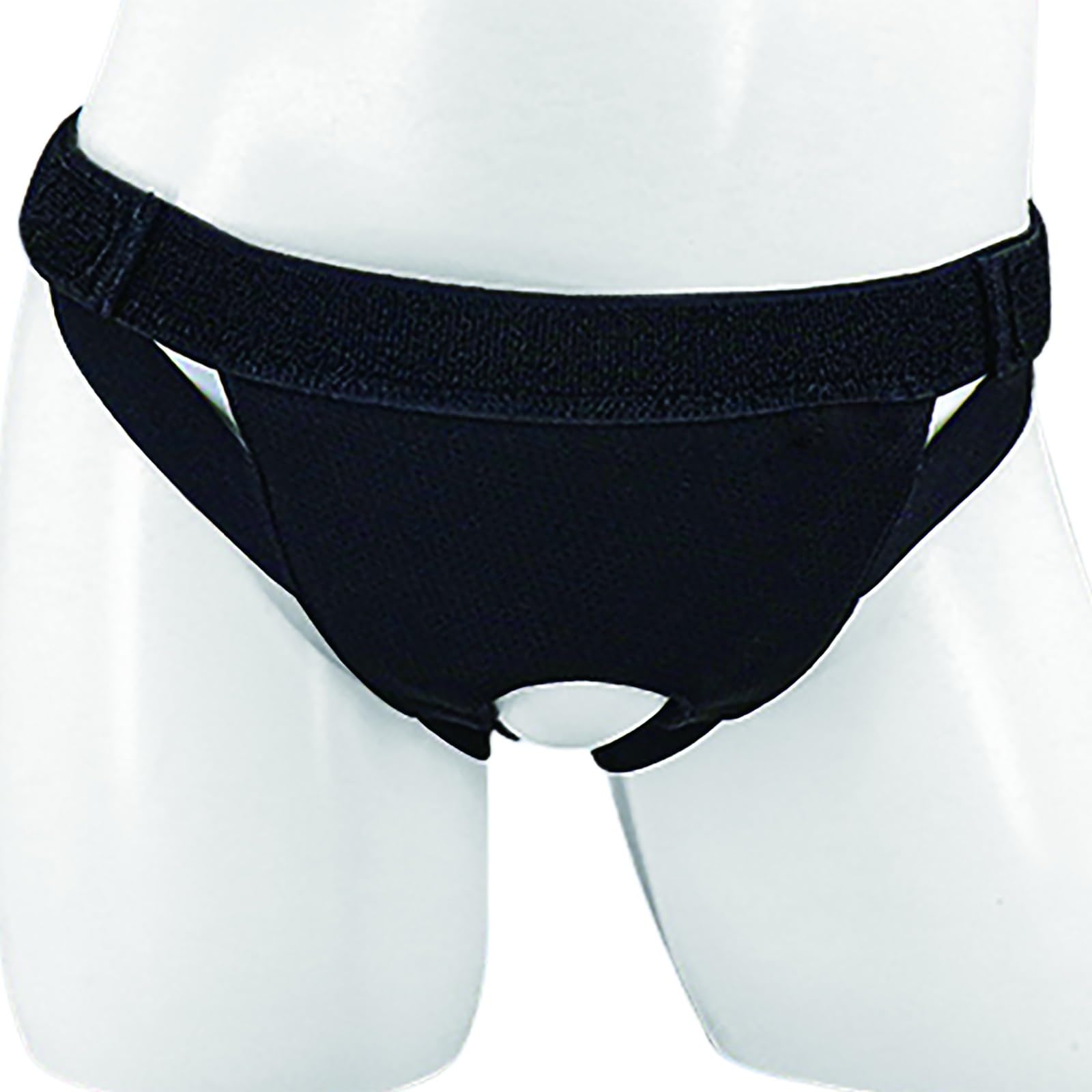 Bruchband Leistenbruch, Leistenbruchgürtel für Männer und Frauen mit Abnehmbarem Kompressionspolster und Verstellbaren HüFtgurten, Leistenbruch Slip Herren, Einseitig und Beidseitig(Black,Medium)