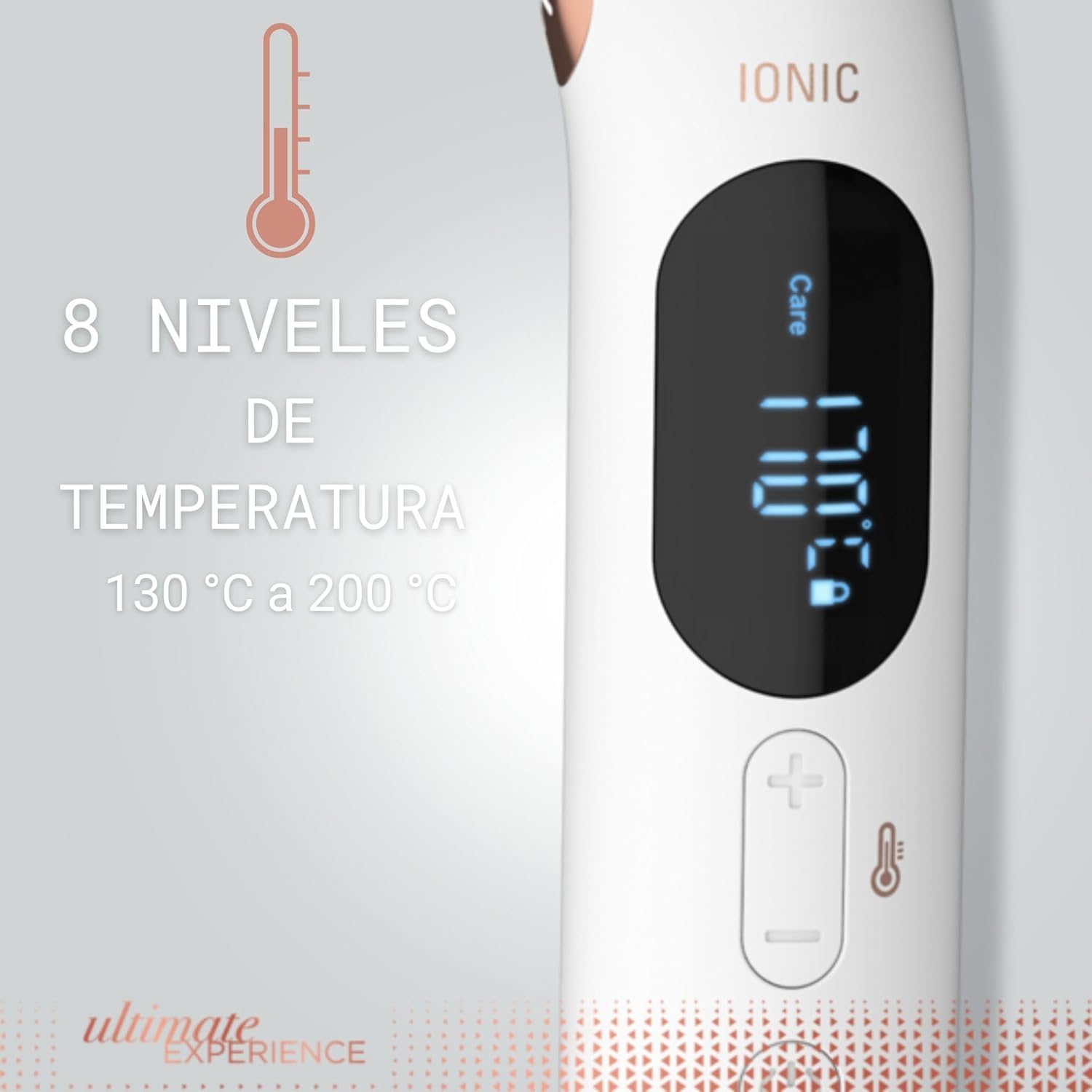 Rowenta CF4310 Air Care Ultimate Experience Rizador en Forma de L Ondas en 3 s 8 Niveles Temperatura 130-200°C