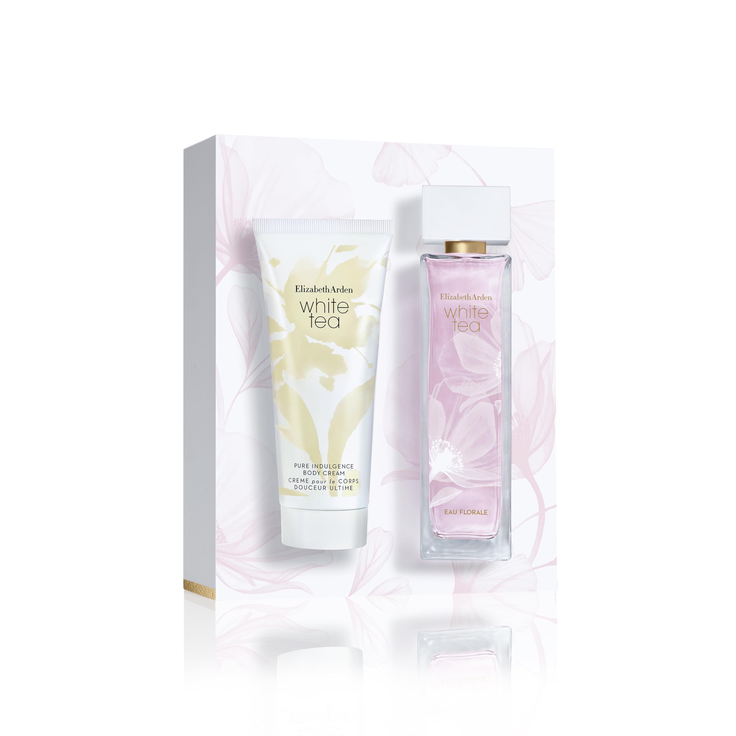 Elizabeth Arden White Tea Eau Florale Eau de Toilette 100 ml pour Femme, Crème Corps, Senteur Florale et Fraîche, Spray Vaporisateur, Parfum pur, Féminine et délicate, Coffret Parfum, Cadeau Femme