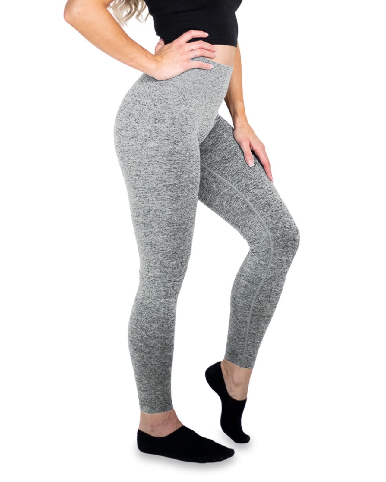 BABYGO® High Waisted Leggings for Tummy Control, Postpartum, Body Shaping, Compression, Maternity; Buttery Soft & Seamless