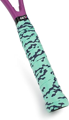 Miniatura 1 de Get A Grip - Cinta de agarre de raqueta de tenis personalizada - Overgrips de tenis antideslizantesde secado rápido - Agarre de raqueta de bádminton