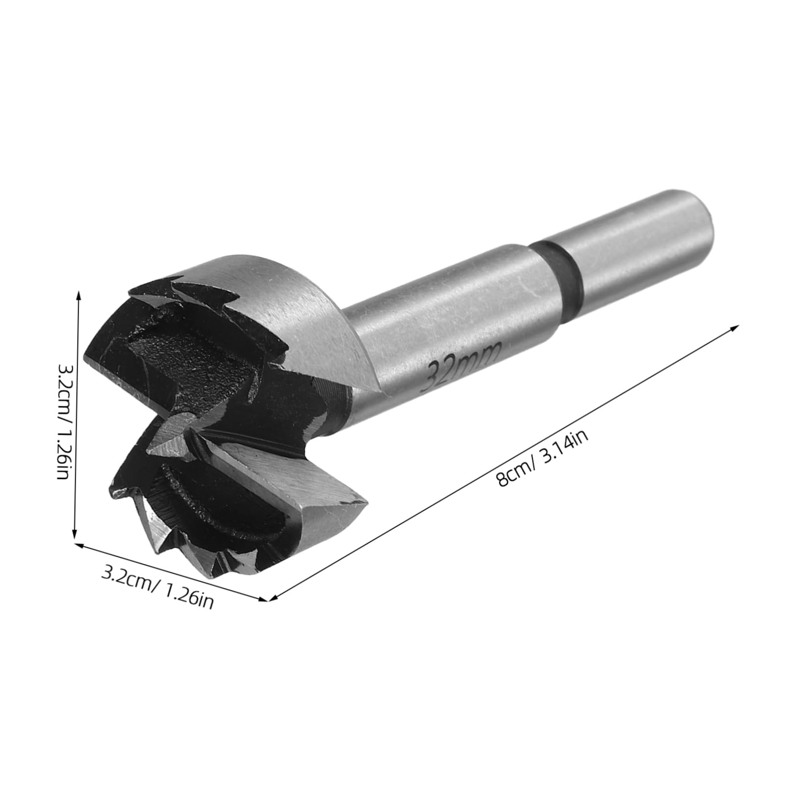 NAMOARLY Drill Bit for Wood 32mm Metal Drill Bits Set Quick and Precise for Hardwood and Plywood