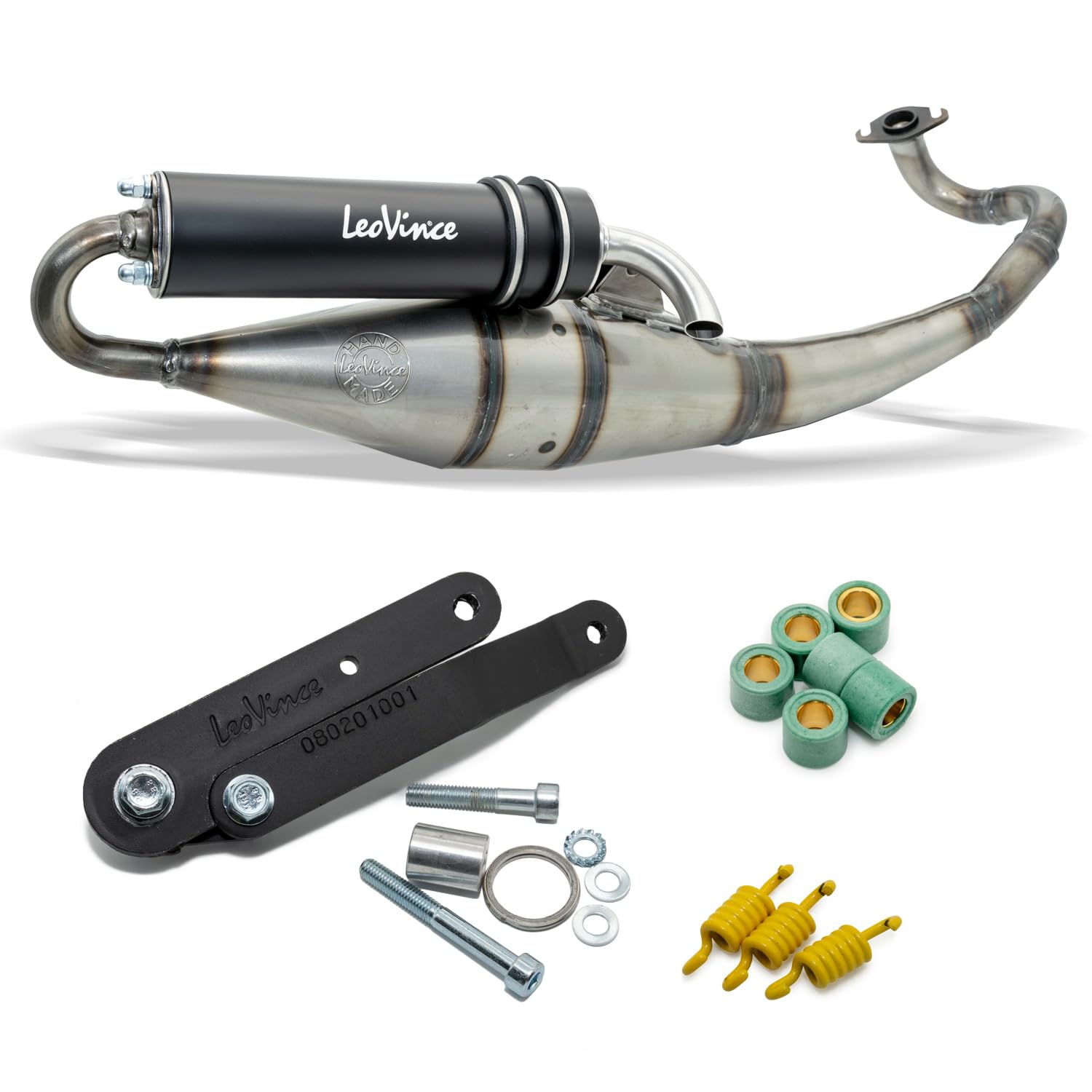 Scarico LeoVince Handmade TT Per MBK Booster 50 - Omologato E - Foto 2