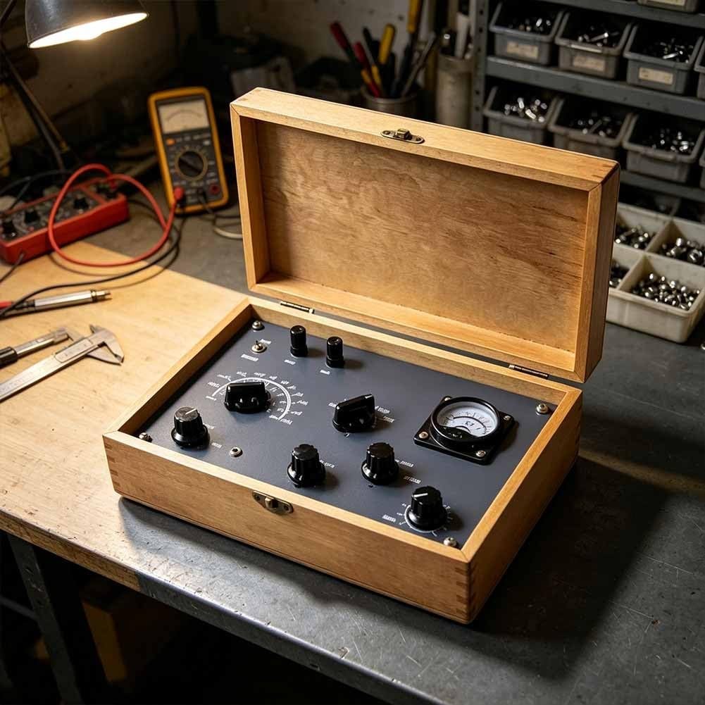 Récepteur radio à onde courte rétro en cristal pour