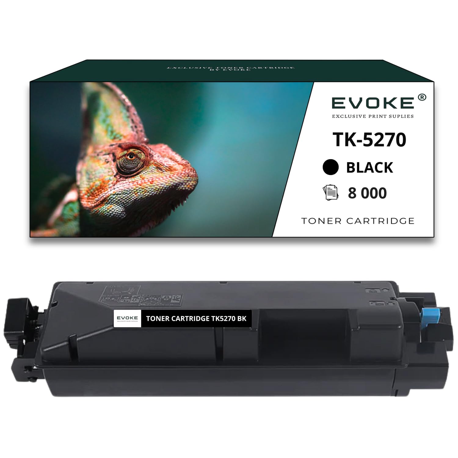 EVOKE TK5270 TK-5270 Toner Kompatybilny z Kyocera M6230 M6230cidn M6230cidnt M6630 M6630cidn P6230 (Zestaw CMYK) 26000 Stron