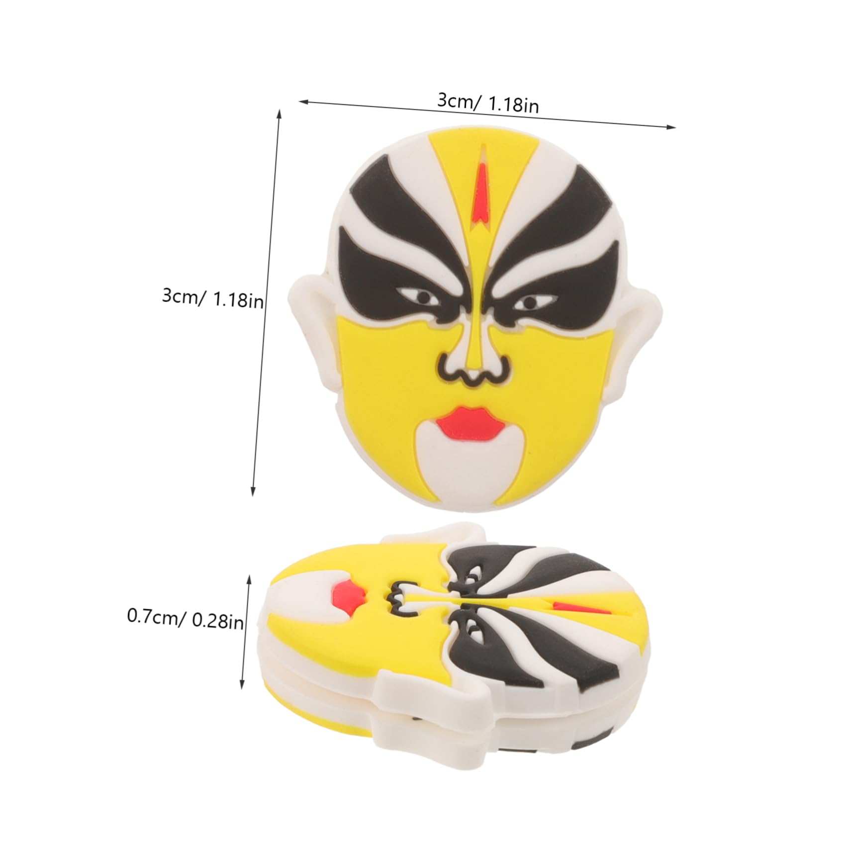 Kisangel Tennis Racket Dampener Set 2pcs Silicone Tennis Vibration Dampener for Racket