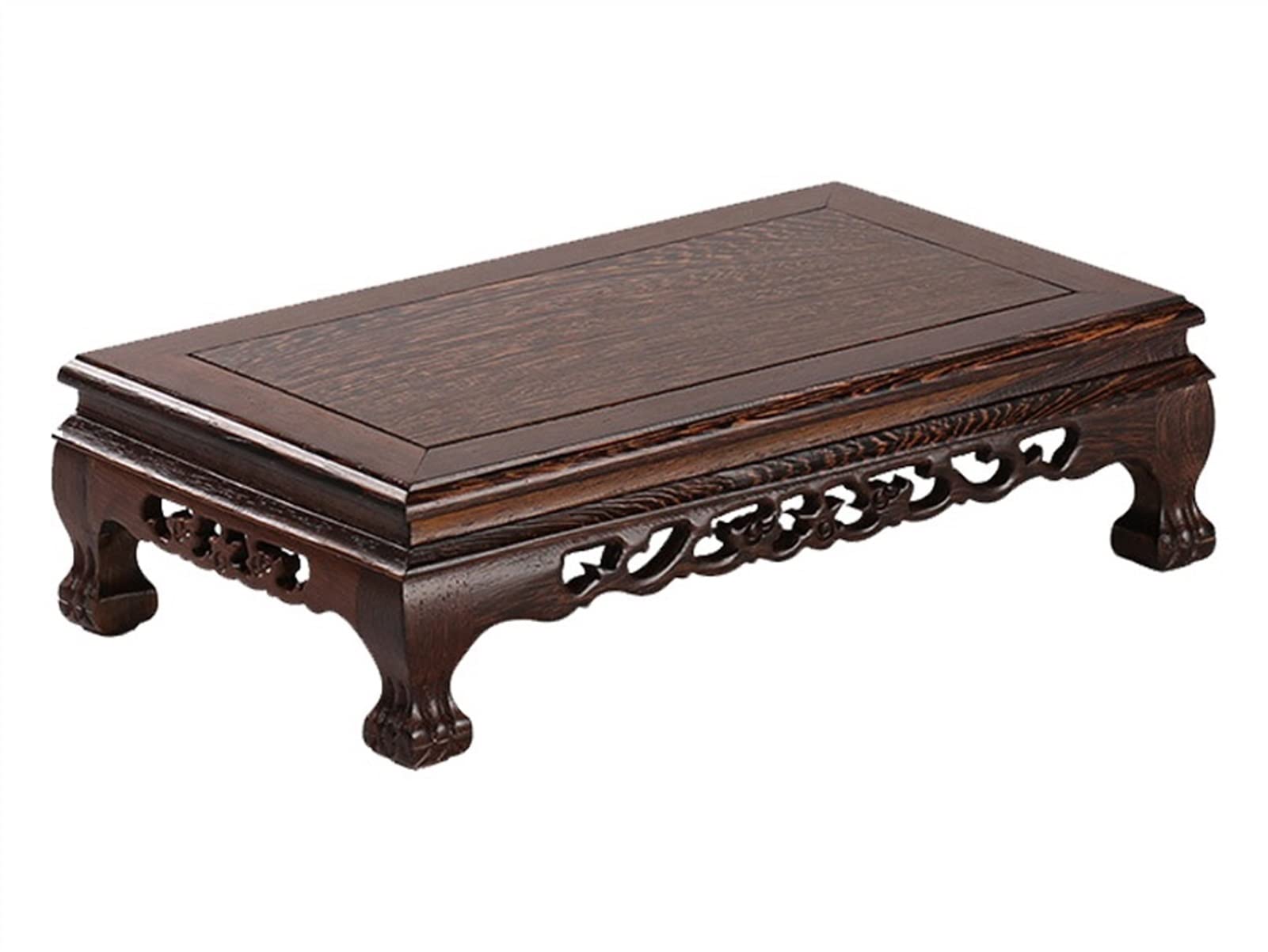 GFDSHJK Wooden Carved Altar Table Multifunction Meditation Table Altar Personal Meditation Table Solid Wood Hand-Carved (Size : 40.5 * 24 * 11.5cm)