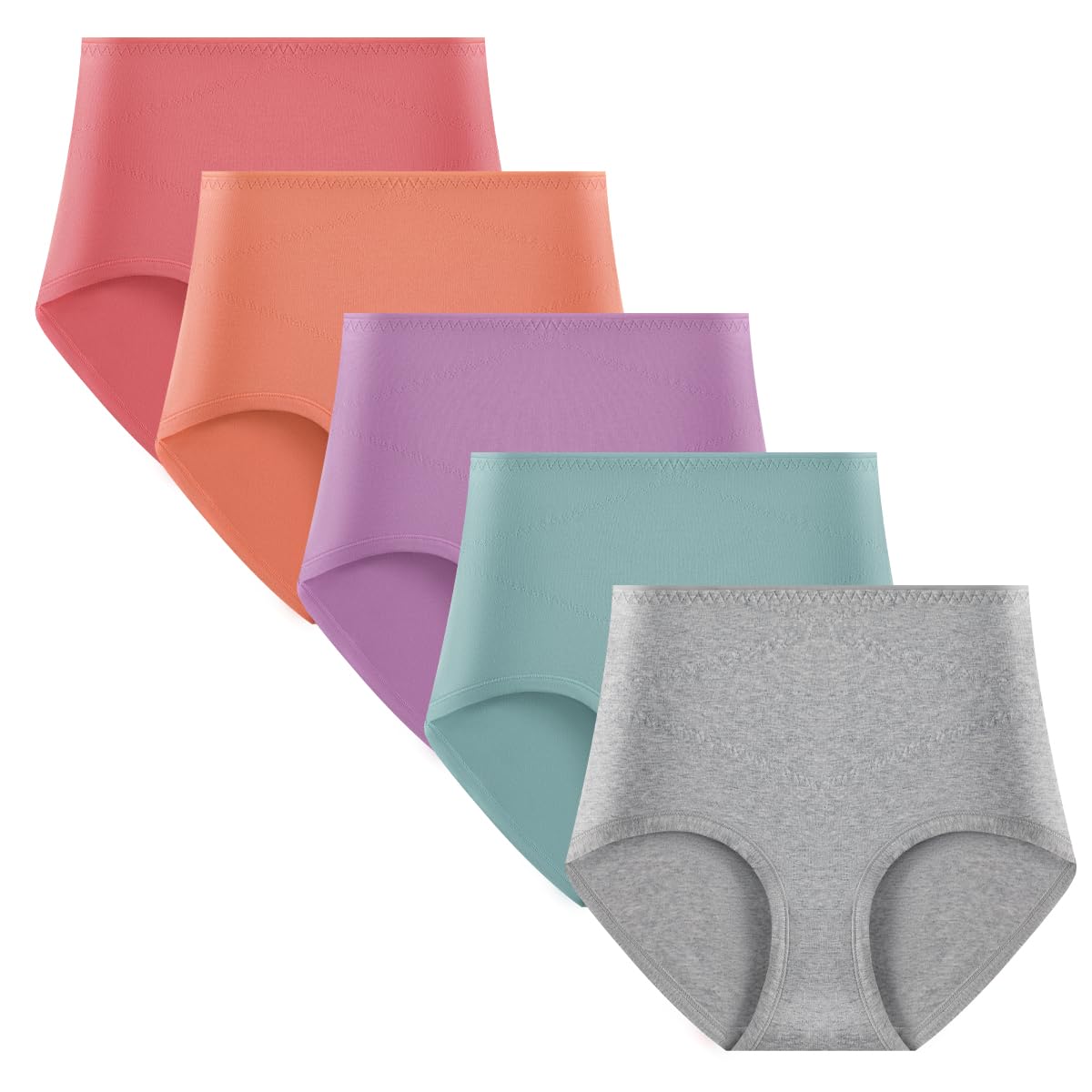 Mutande Vita Alta Comfort Mutande Hanes Donna - Confezione Da 5, Cotone Elasticizzato, Taglie Comfort Intimo Confezione Hanes - Foto 3