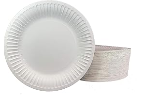 6" Disposable Paper Plates: Essential Everyday Use Dinnerware (200 Pack)