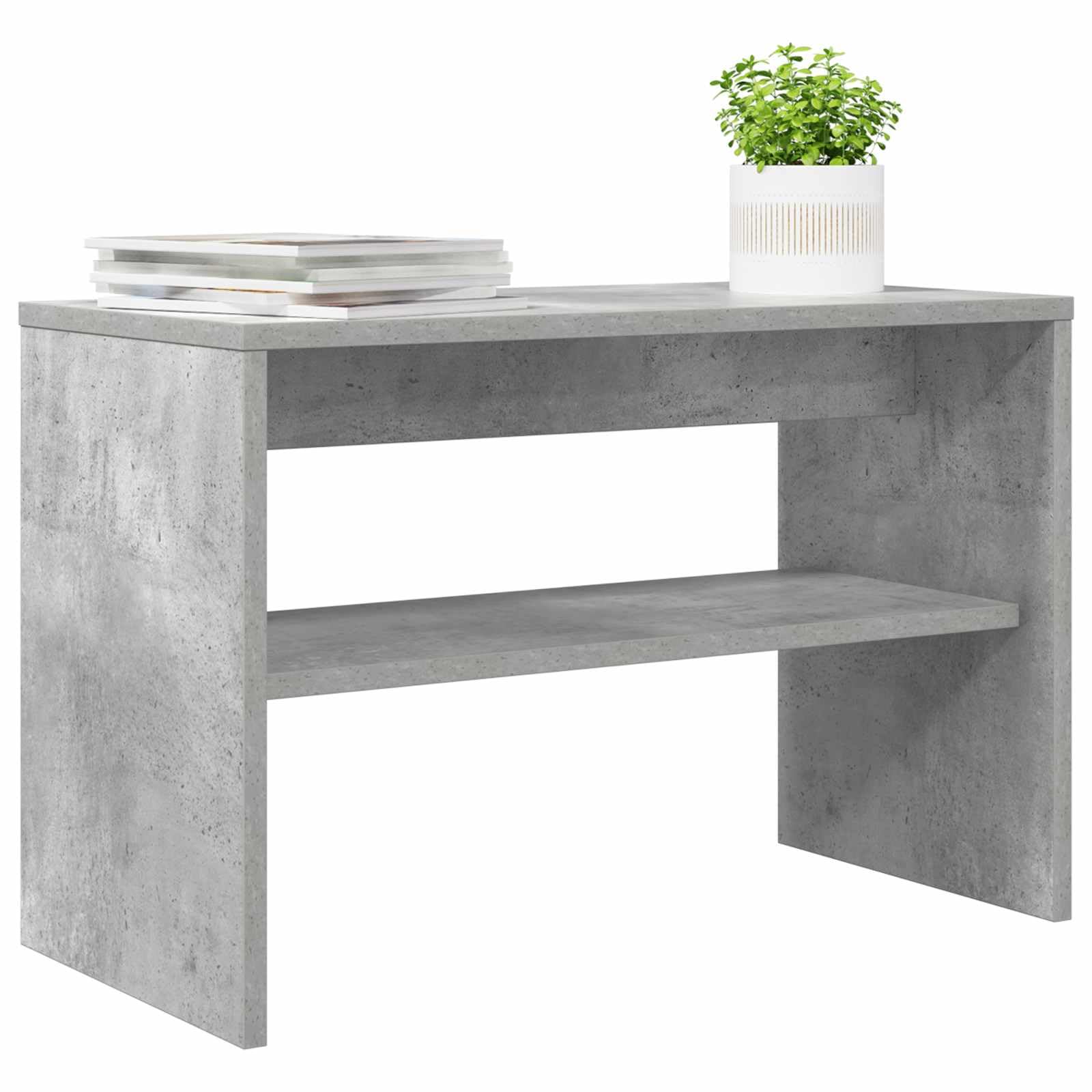 Mueble para TV (60 x 30 x 40 cm, material derivado de la madera, con estantes estables para medios de comunicación y sistemas de entretenimiento)