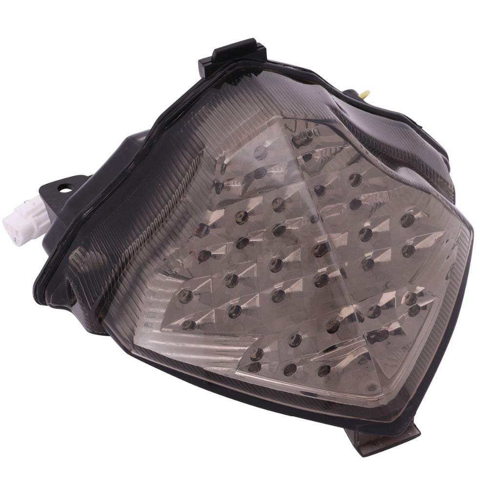 Fanale Posteriore A LED Con Indicatori Di Direzione Integrati Per Yamaha YZF-R1 2004-2006, Lente Fumè, Omologabile - 6