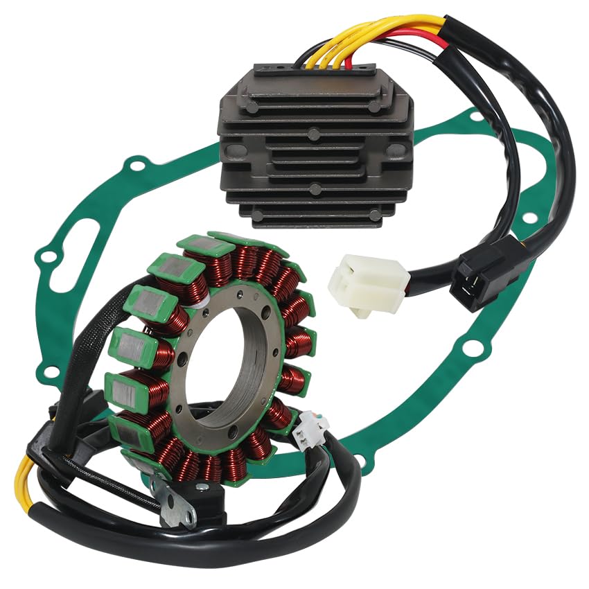 Stator Coil Rectifier Stator Gasket for Suzuki LS400 Savage 1987-1991 for Suzuki LS650 Savage 1986-2004 for Suzuki LS650 Boulevard S40 2005-2019 Stator Coil Rectifier Stator Gasket