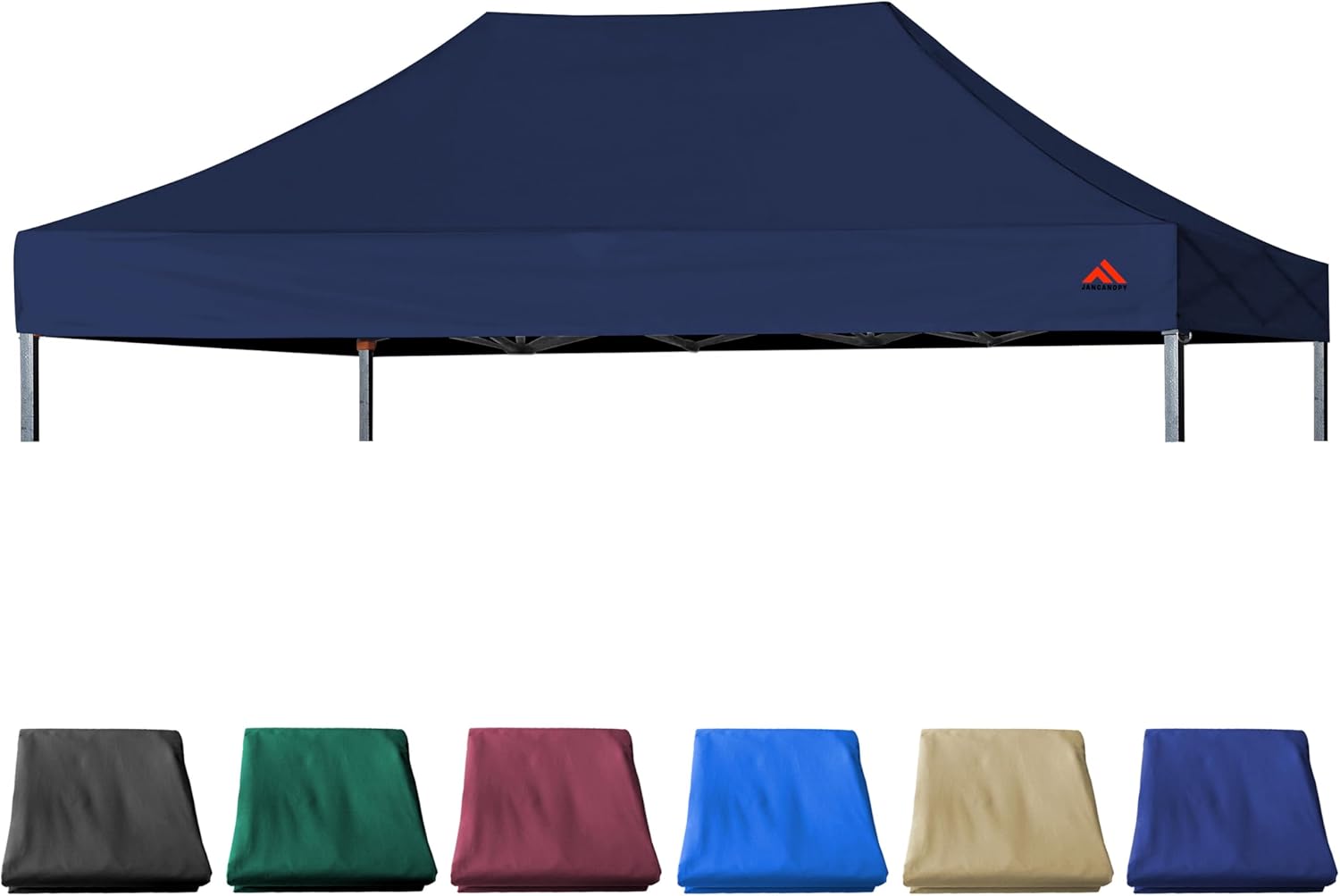 10x15 canopy replacement top with pu coated for straight leg canopy frame,free 4 packs weight bag, (navy blue) navy blue 10x15