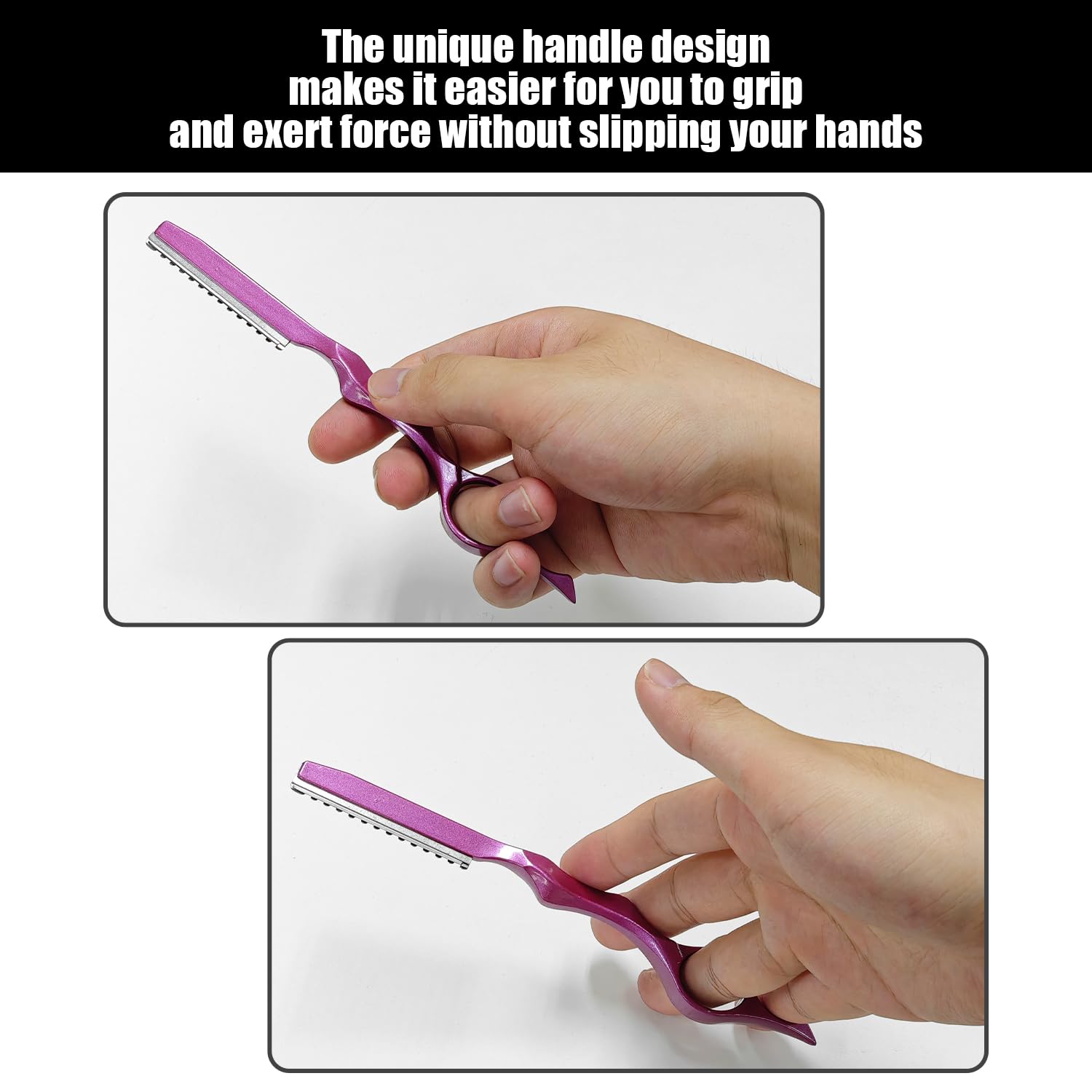 Coltello Per Capelli Da 2 Pezzi, Salone Per Capelli Resistente, Utensili Da Taglio Dei Capelli, Forniture Di Barbiere, Strumenti Per Salone Per Capelli.