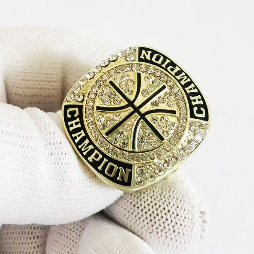 12 Stück Basketball Championship Ring Trophäe Award Geschenk Turnier Meisterschaft Ring Gewinner Turnier Team von Größe 8 bis 11