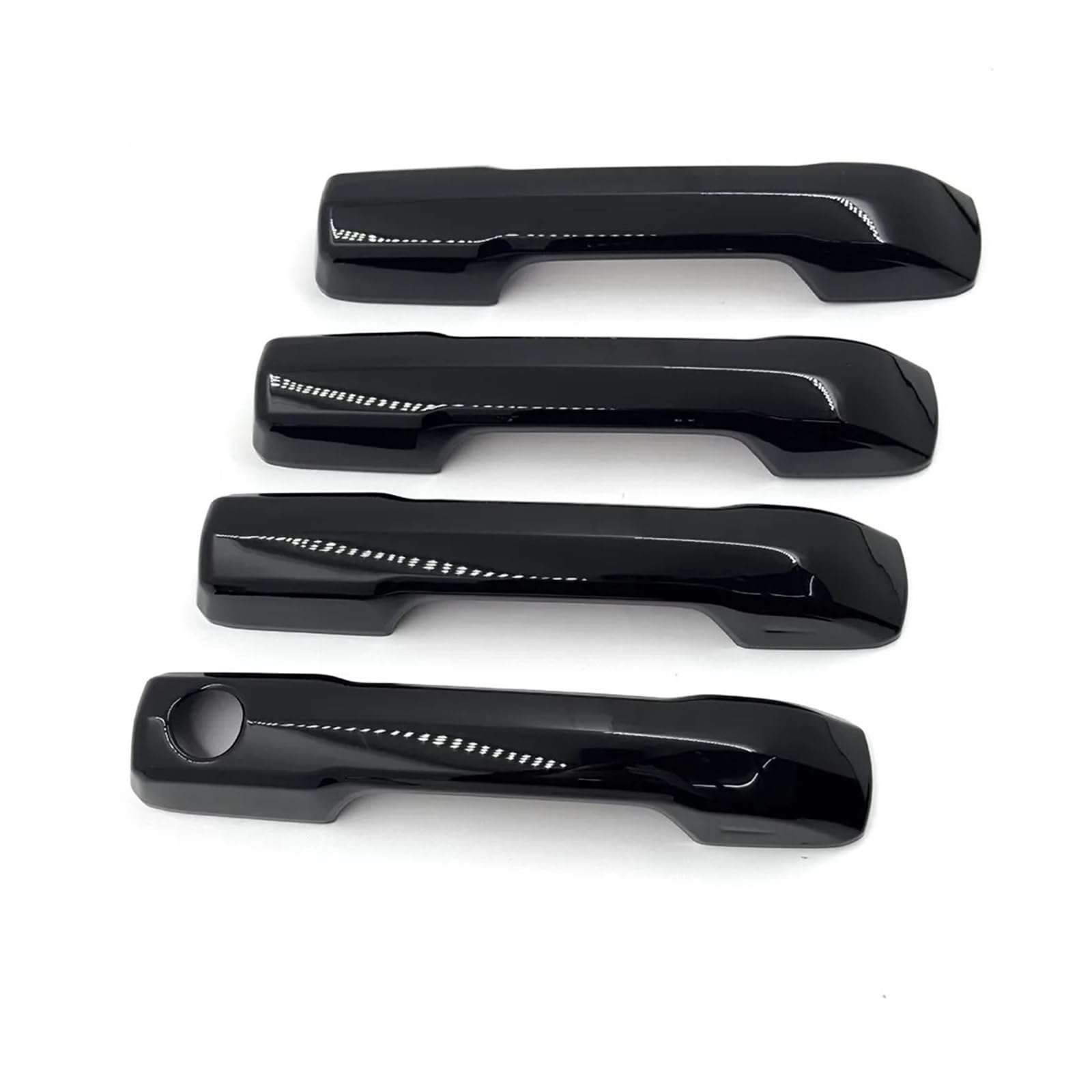 Nokrgqw Gloss Black Left Handle Passenger For Toyota For Tundra 2022 2023 2024 2025 Car Door Handle Cover Exterior Moulding Trim Overlay Stciker Protector Accessories(Gloss Black)