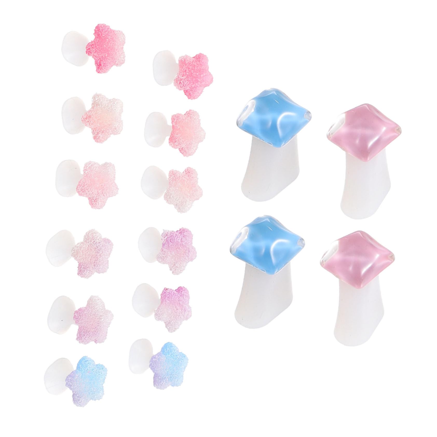 FOYTOKI Pedicure Tool 16pcs Toe Spacers Silicone Toe Dividers for Nail Art Toe Protector for Home