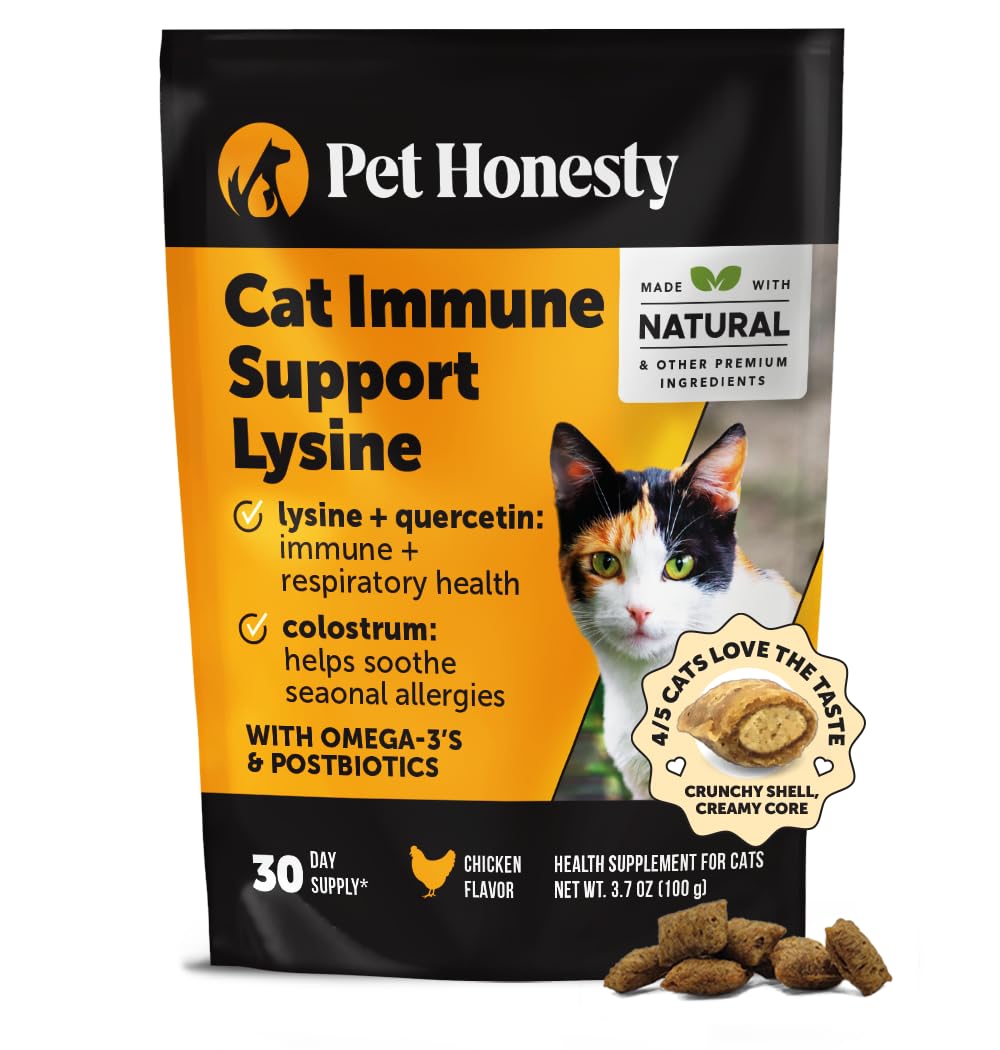 Pet Honesty Cat Immune Support Lysine