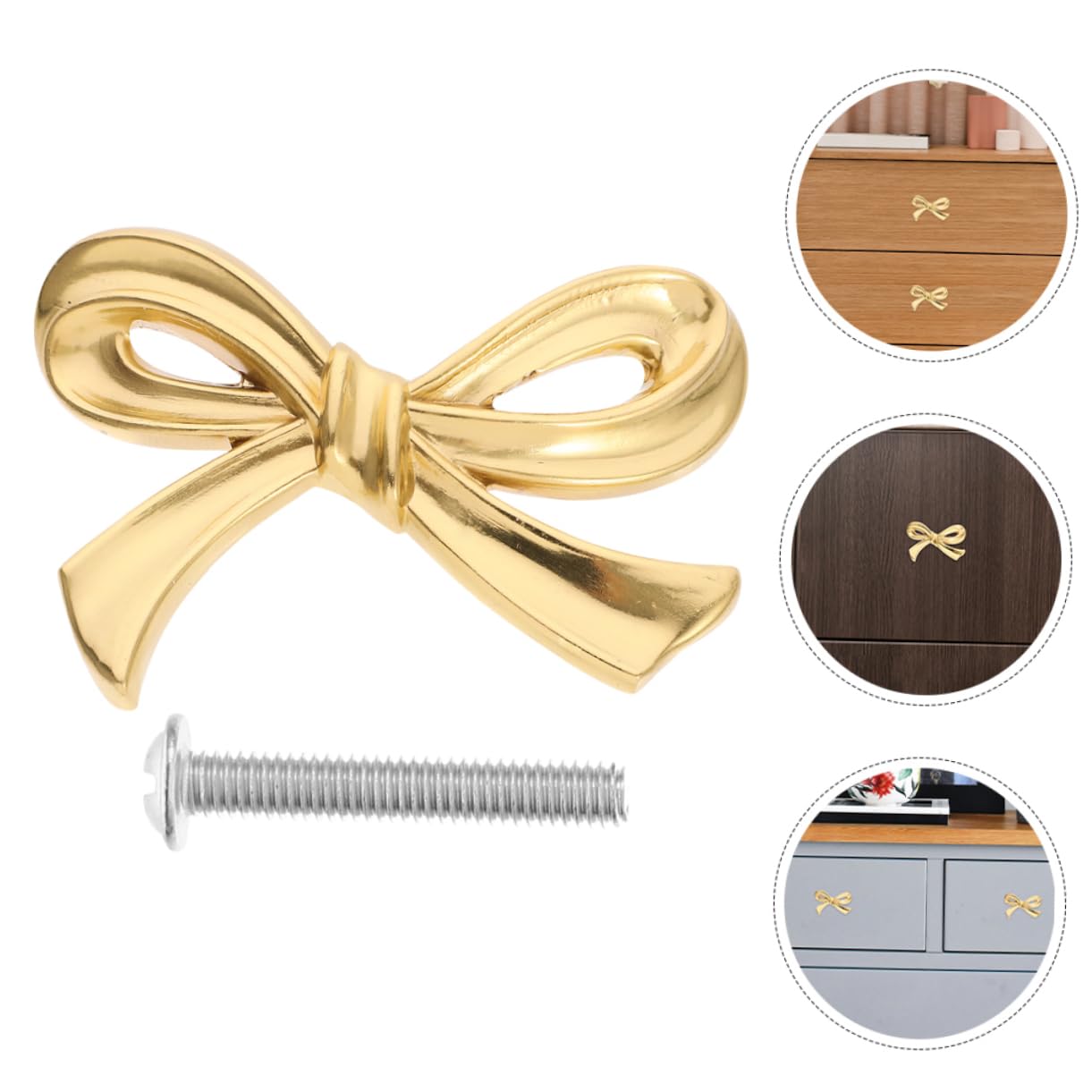 Mikikit 10stücke Bowknot Schubladengriffe Dekorative Möbelknöpfe Für Schränke Kommoden Und Türen Langlebig Und Stilvoll Für Wohnzimmer Und Küche