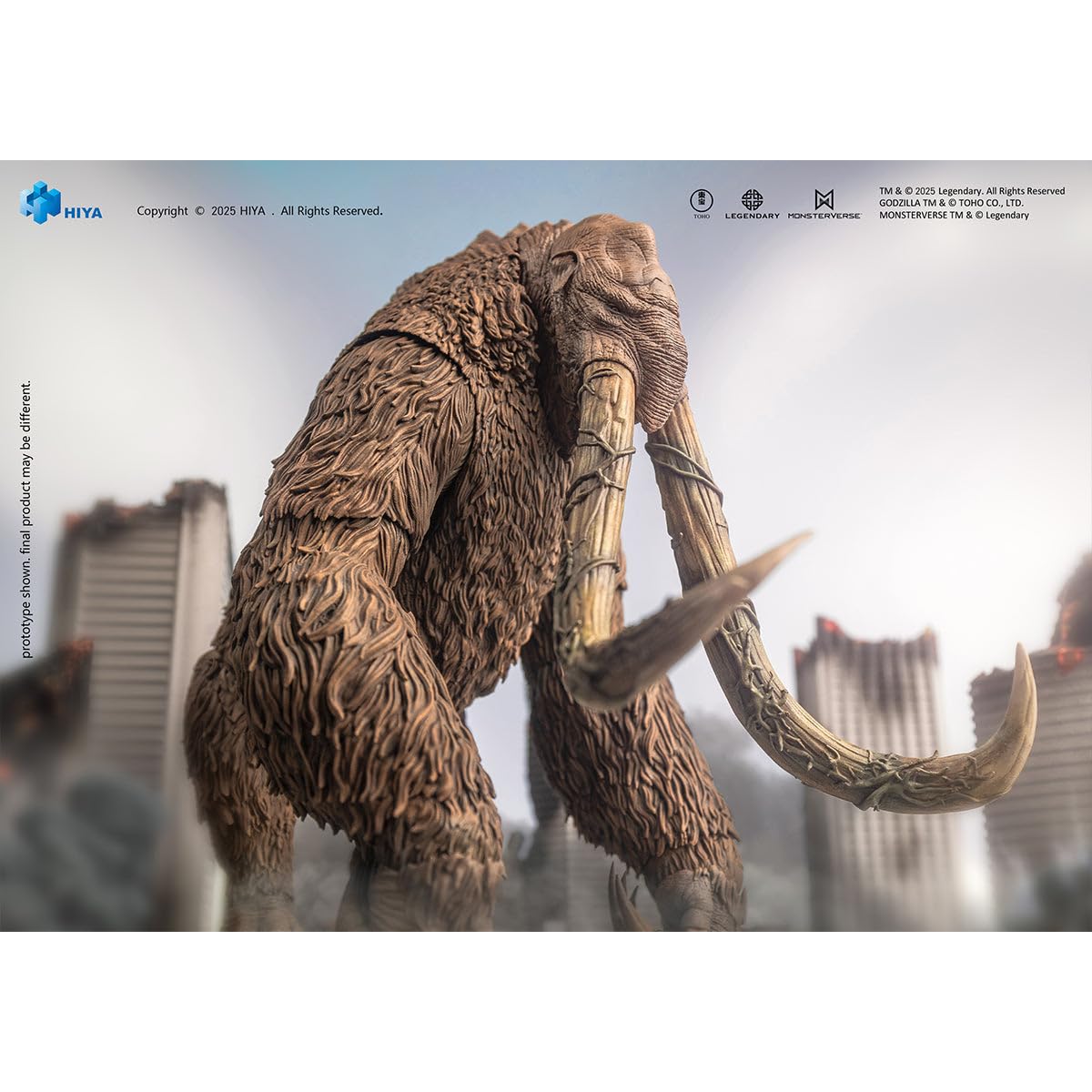 HiPlay HIYA Godzila: King of The Monsters: Behemoth EBG0184 Figura Articulada Pre-Pintada Figura de Acción de Monstruo