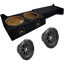 Kicker Comp C10 Dual 10" Sub Box 600W Peak Fits Nissan Frontier Crew Cab