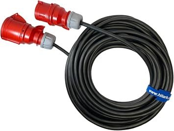 Hilark Cable Tech CEE Rubber Extension Cable H07RN-F 5 x 6 mm2 32 A IP44 15 m