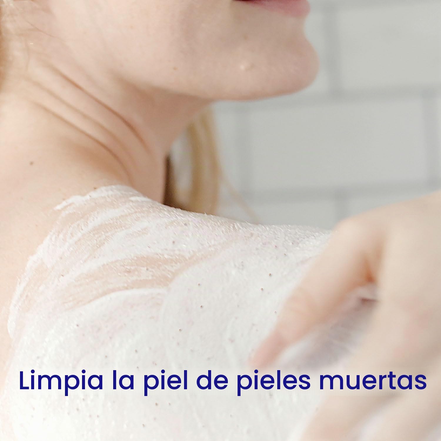 Dove Exfoliante Exfoliante de Ducha con Macadamia y Leche de Arroz 225 ml