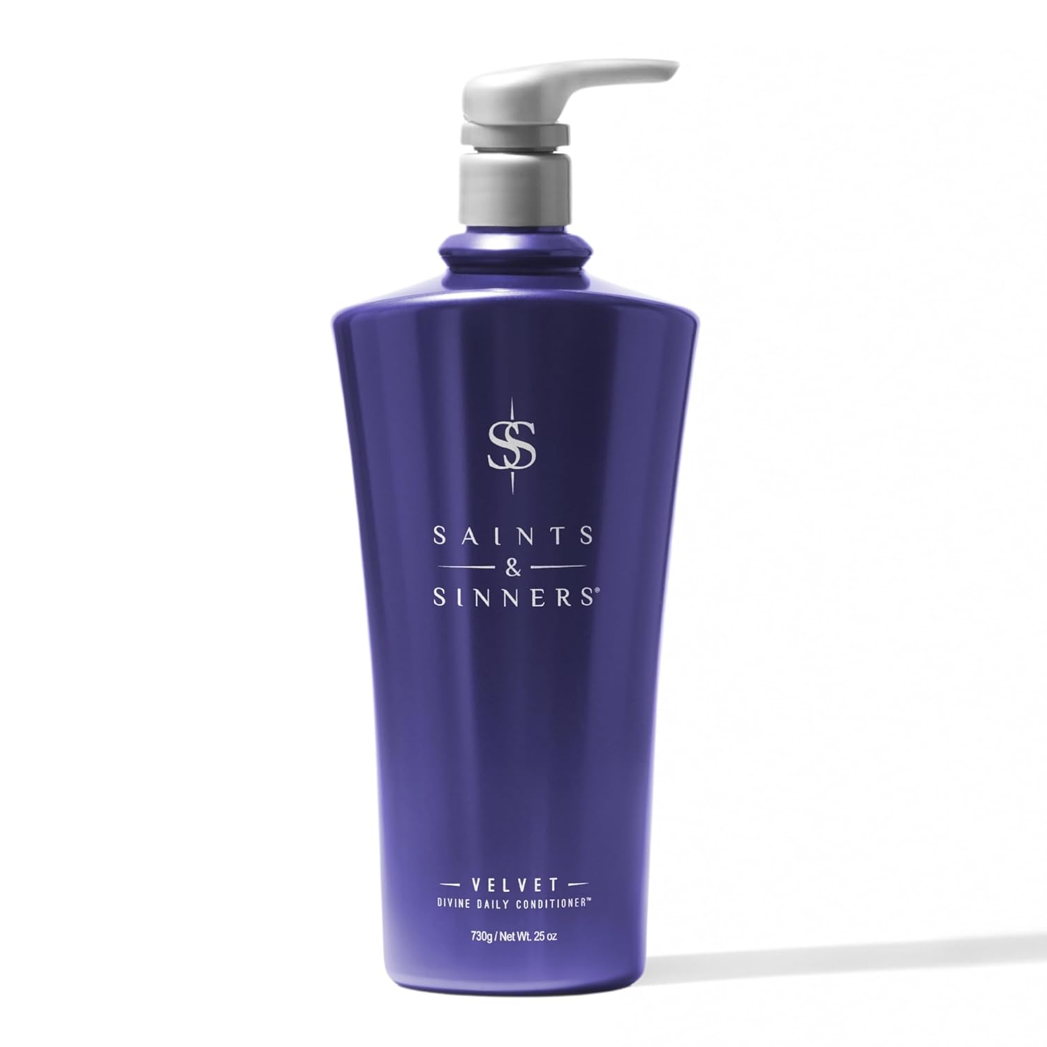 Saints & Sinners Velvet Divine Daily Conditioner for Dry Moisture Starved Thermally Environmentally Damaged Colored Treated Hair - Repair Strengthen Detangle Eliminate Frizz