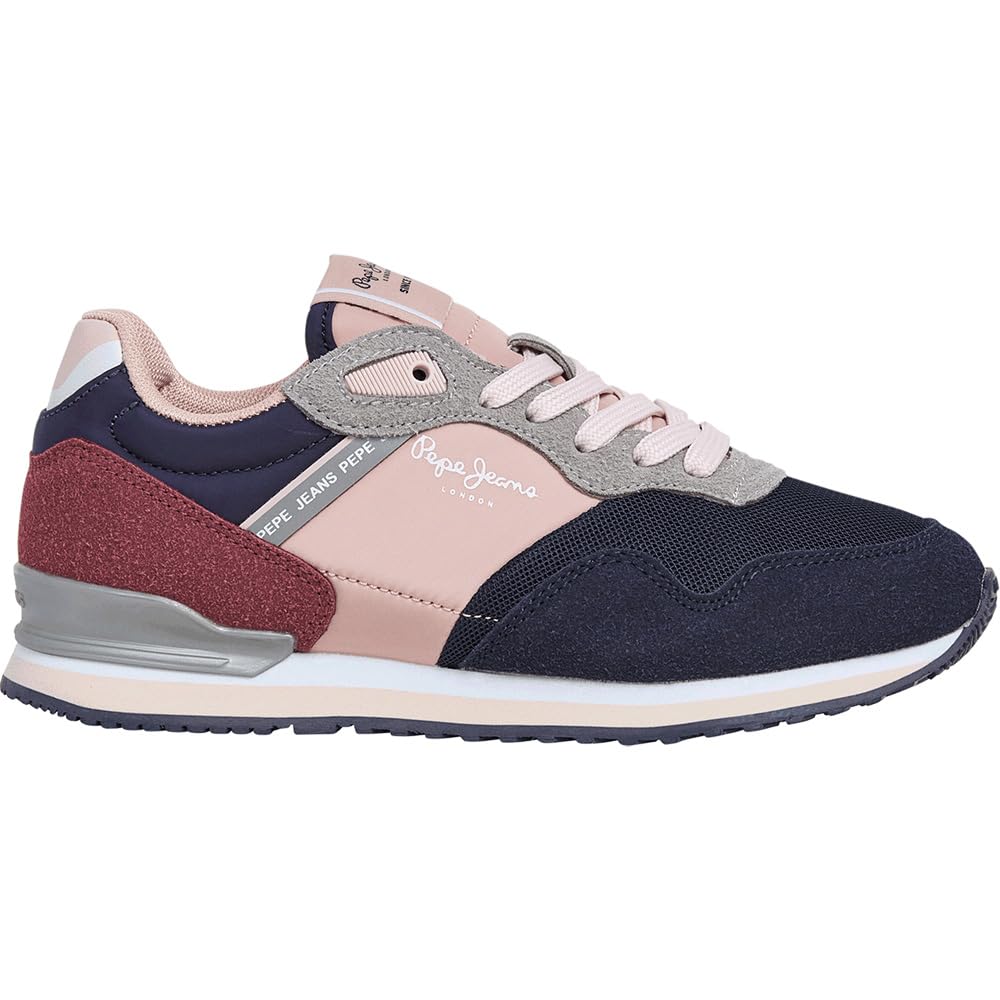 Pepe Jeans Girls Bleu Trainers London Bet G