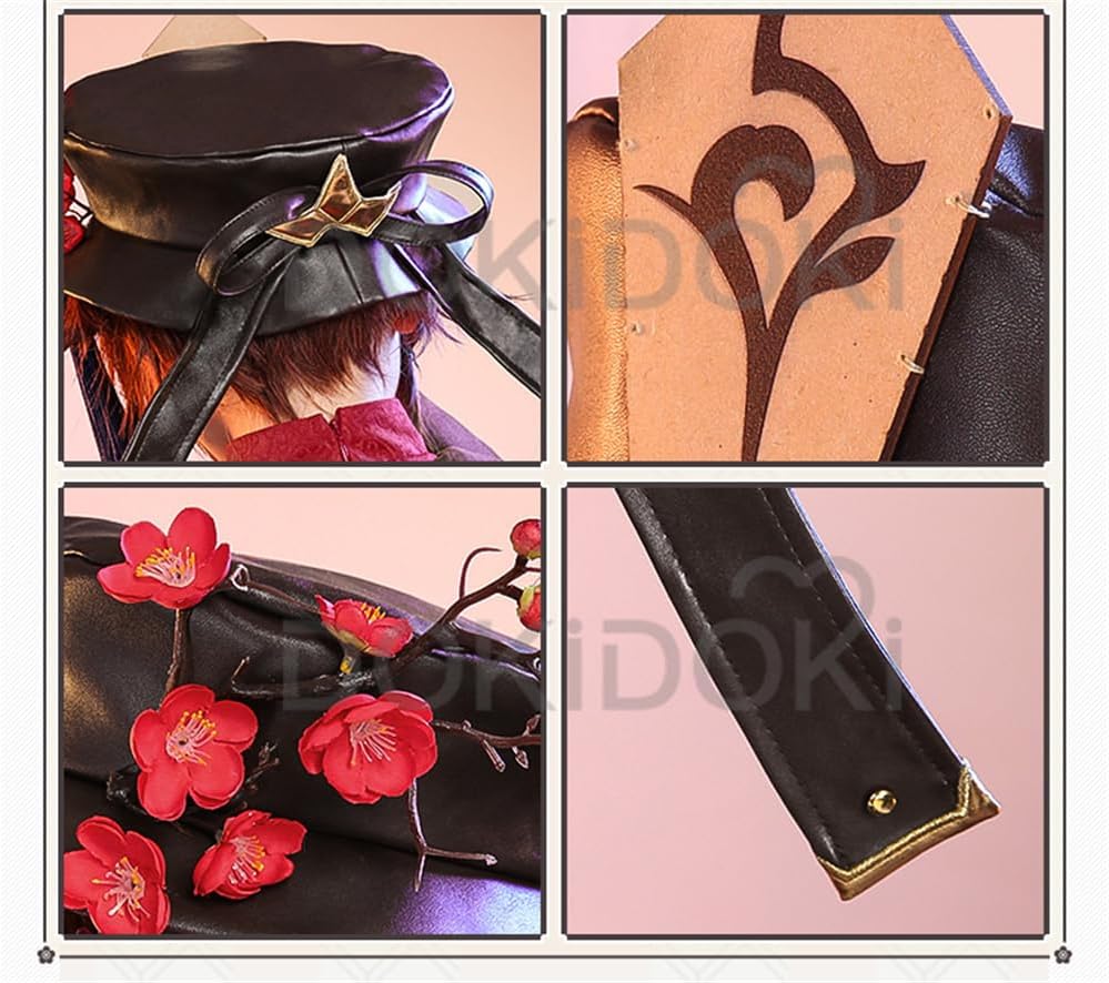 KIRA KIRA Hutao Cosplay Costume Game Genshin Impact Hutao Cosplay Costume Doki-SR Halloween Party Costume Outfit - Image 5
