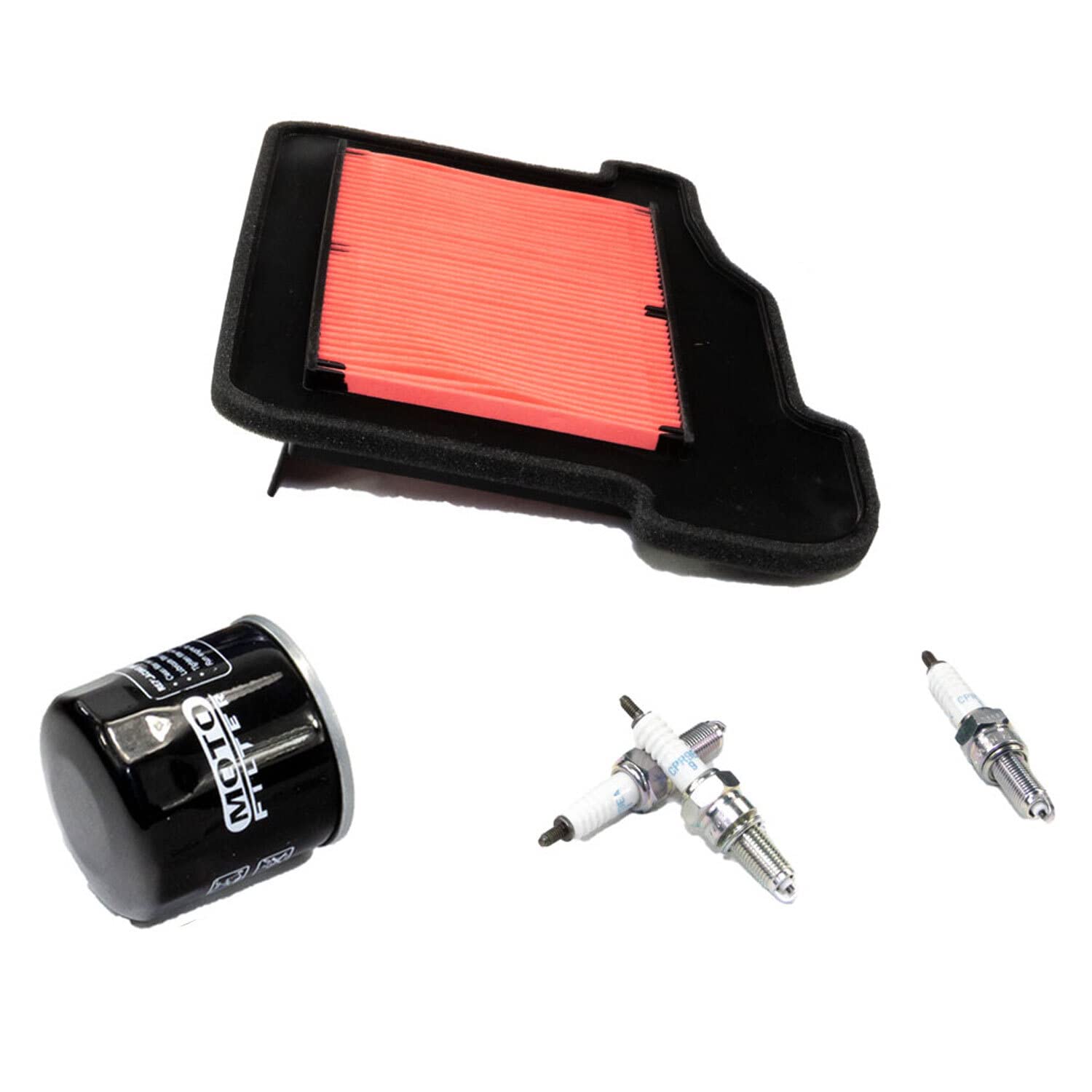 Servicekit Für Yamaha MT-09 850 A Street Rally ABS (2014-2015) – Luftfilter, Ölfilter, 3x Zündkerzen