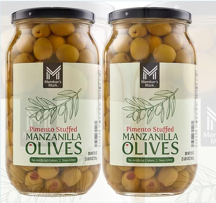 Pimento Stuffed Manzanilla Olives 21 oz ,2 pk