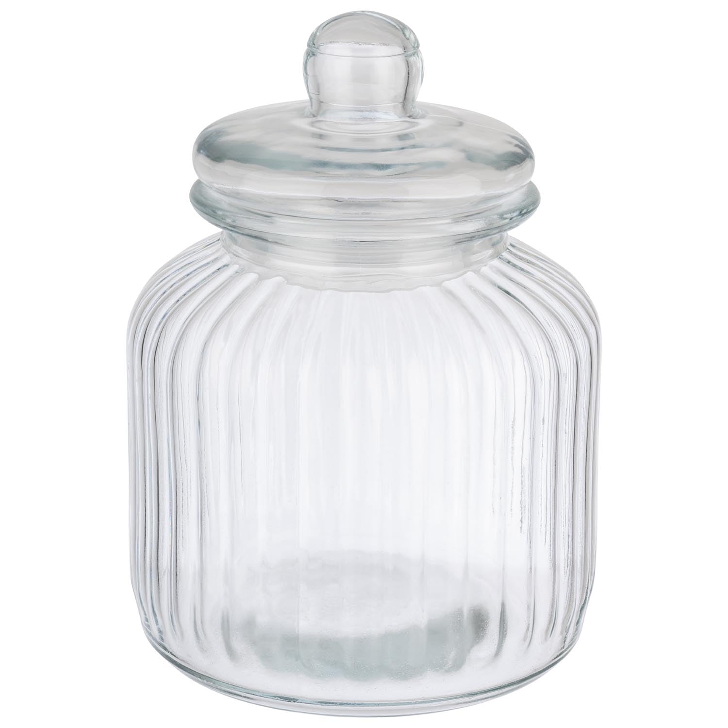 APS Cookiego 82268 Storage Jar, Diameter 17 cm, Height: 24.5 cm, 3 Litres, Glass, Opening: Diameter 9 cm, Transparent, 3 litri