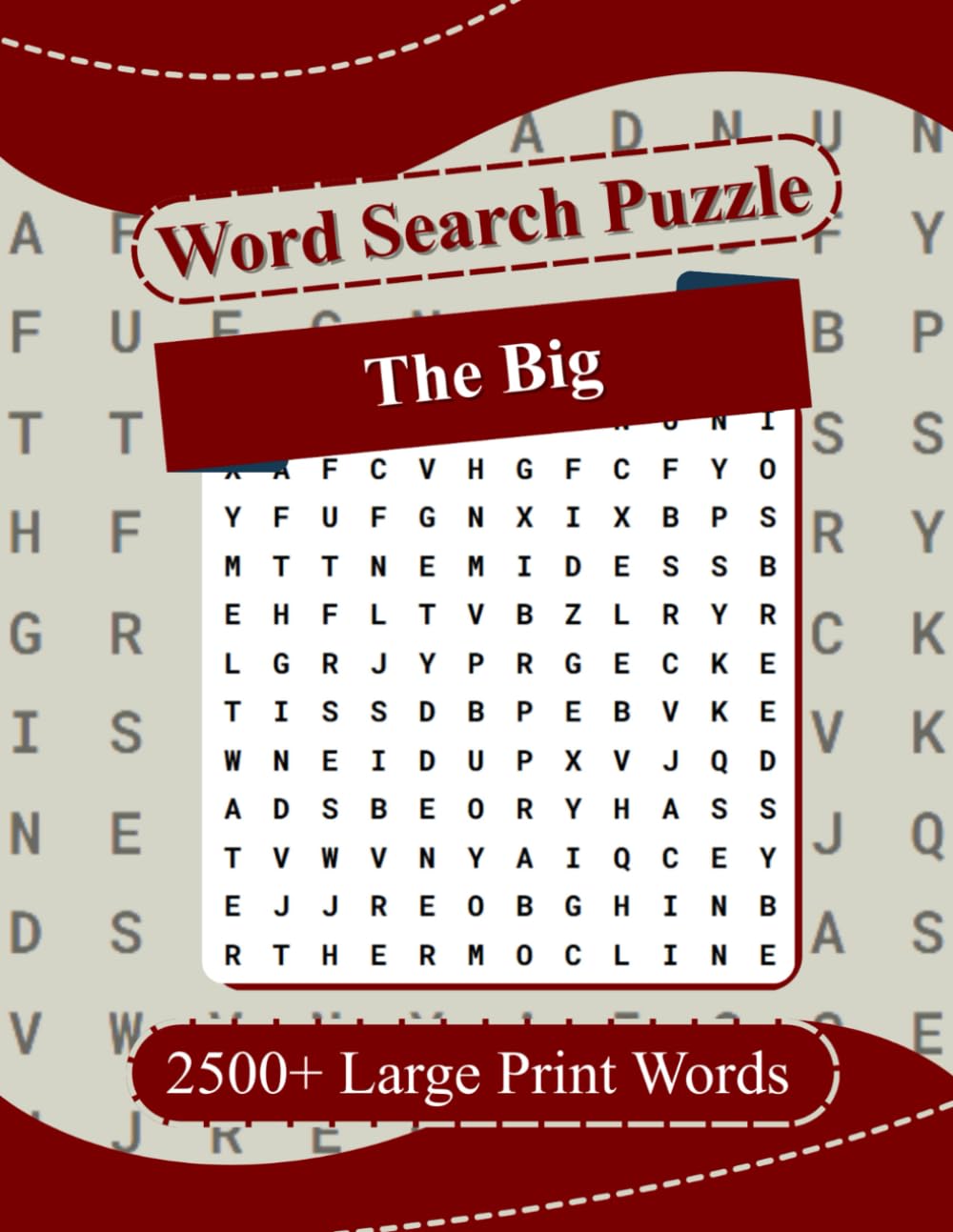 The Big 2500+ Word Search Book: Explore everyday essentials, popular hobbies, global cultures, and modern technology.