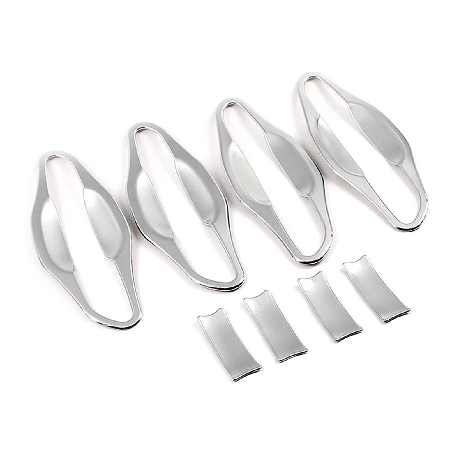 Kjhopy Style 3 Chrome Exterior Door Handle Cover Moulding Bowl Trim For Hyundai For Tucson Tl 2015-2020(Style 3)