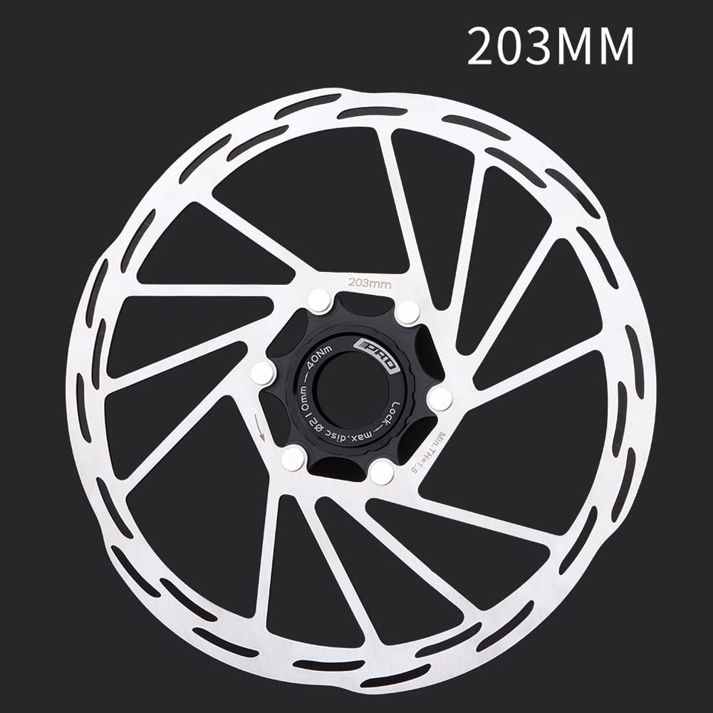 Freno a disco 203 mm Disco Freno Rotore CenterLock Road Bike MTBHeat Dissipazione -Freni a disco idraulici