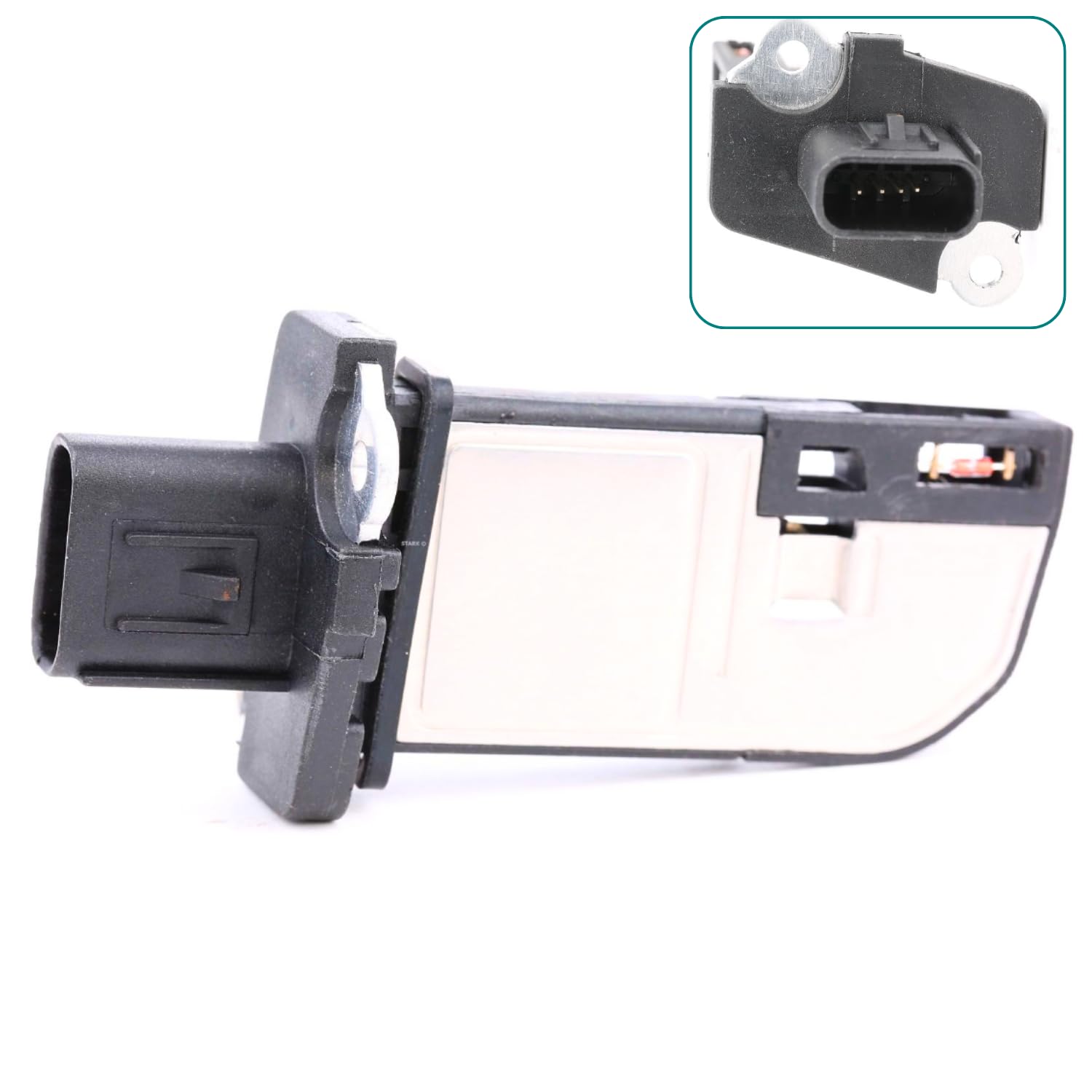 Débitmètre de Masse d’Air compatible pour Jumper II Tourneo Transit Galaxy S-Max Mondeo Fiesta Ranger B-Max Boxer Defender Evoque Discovery S40 V50 S80 C30 V70 OEM : 105908 558118 366295