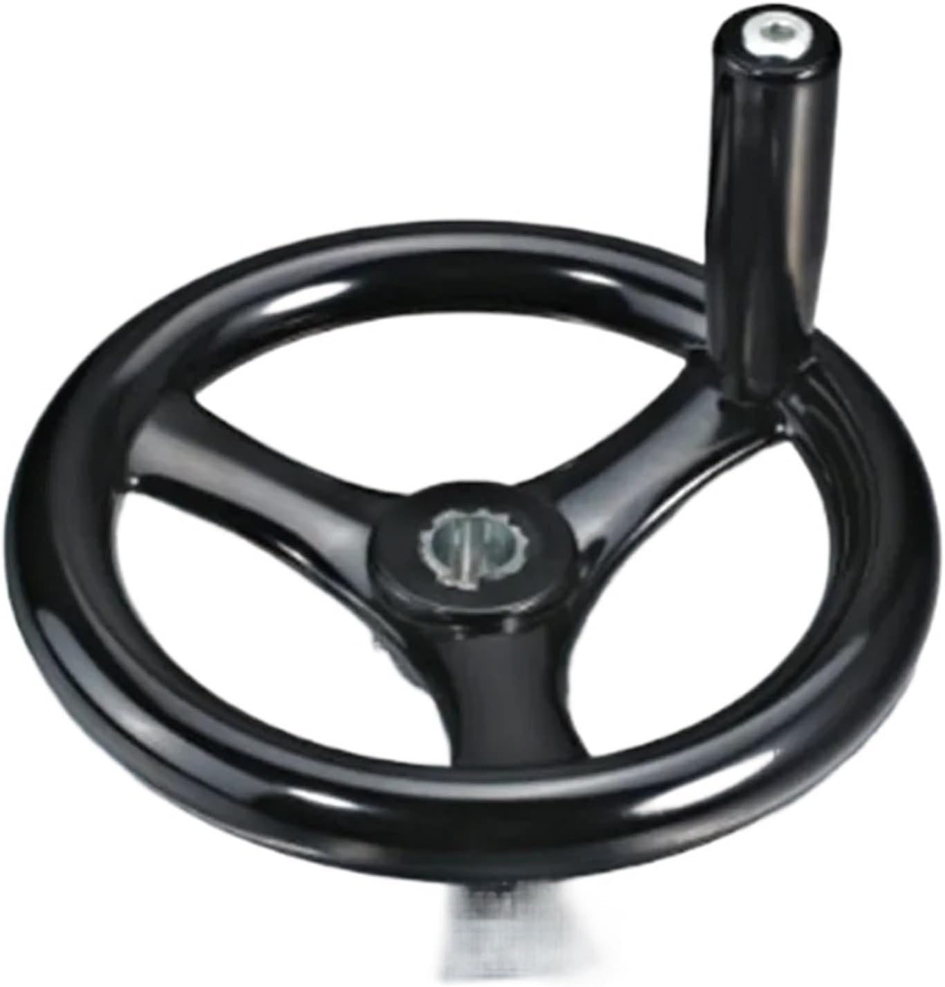 Hand Wheel M12/M16/M18/M20 Black Milling Machine Lathe CNC 3D Printer Spoked Round Bakelite 100/125/160/200mm Handwheel(20x200mm)