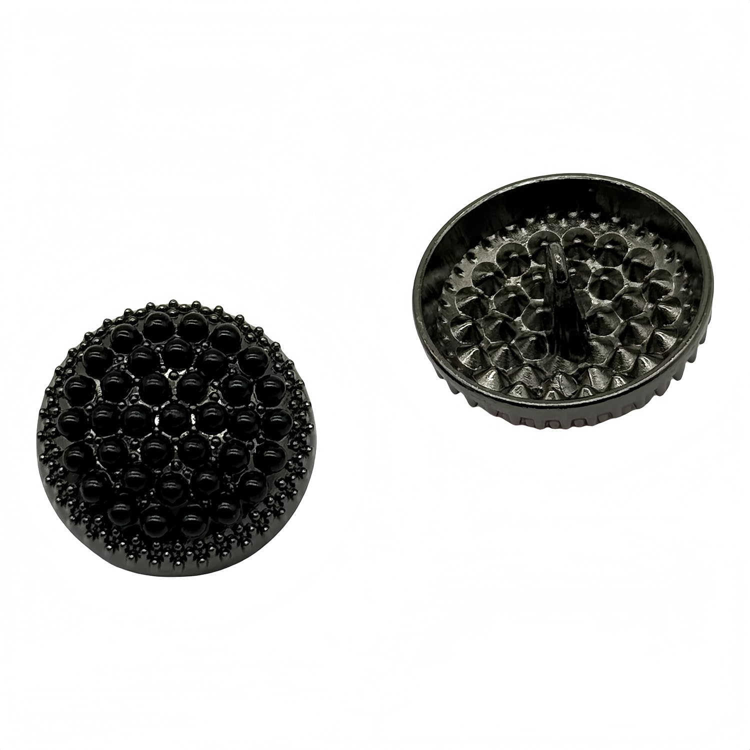 10PCS Round Metal Rhinestone Buttons for Clothing DIY Sewing Accessories Wedding Decaration Wholesale Luxury Fashion Decor Button