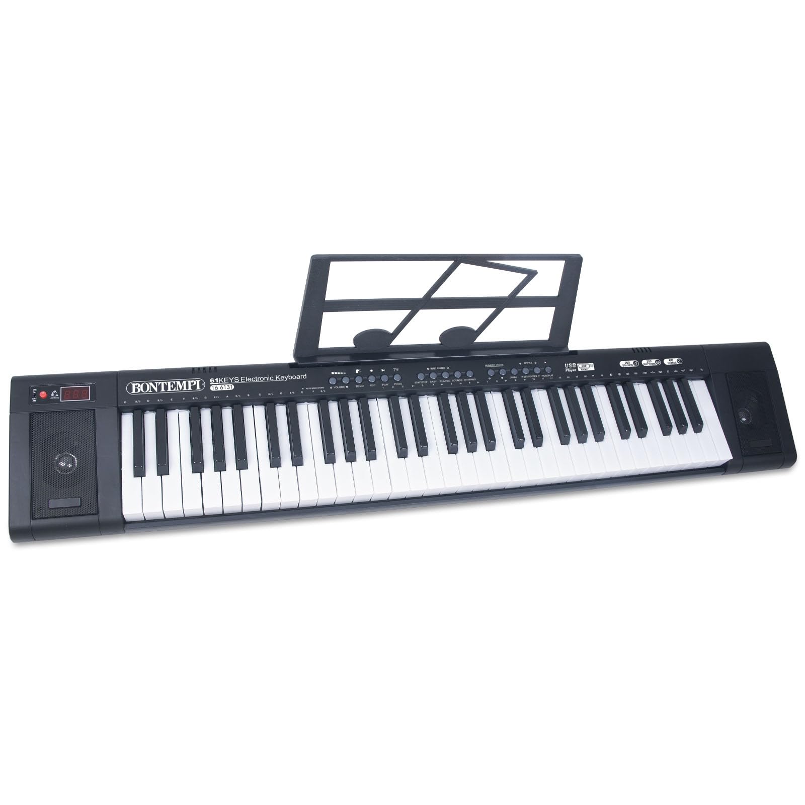 Tastiera Digitale Bontempi HarmonyKeys - 61 Tasti, USB, Adattatore Di Rete, 860x295x90 Mm - Foto 8