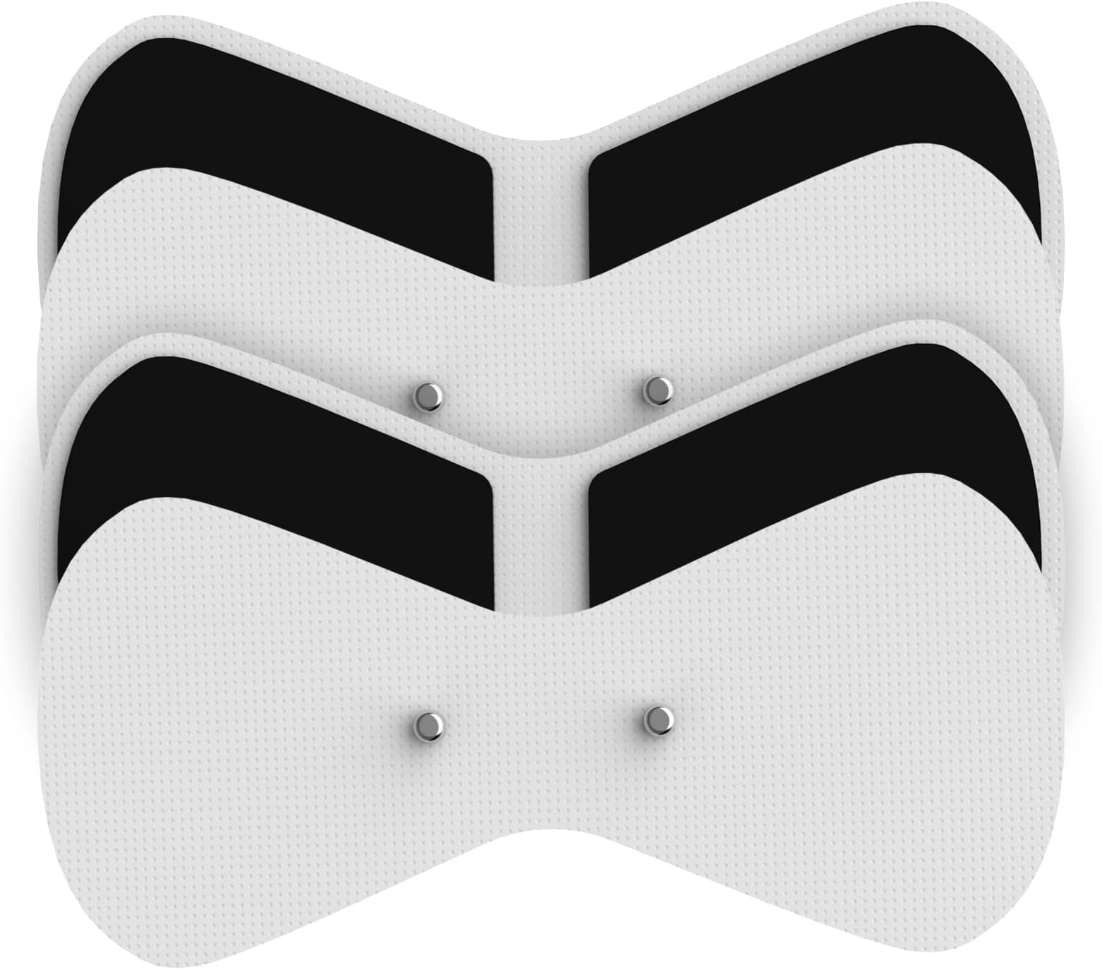 Comfytemp Wireless TENS Machine Pads, 4 Pack TENS Unit Replacement Pads, 5.1x 2.4inch Reusable Self Adhesive Electrodes with Premium Quality, Non-Irritating Design for Muscle Stimulator