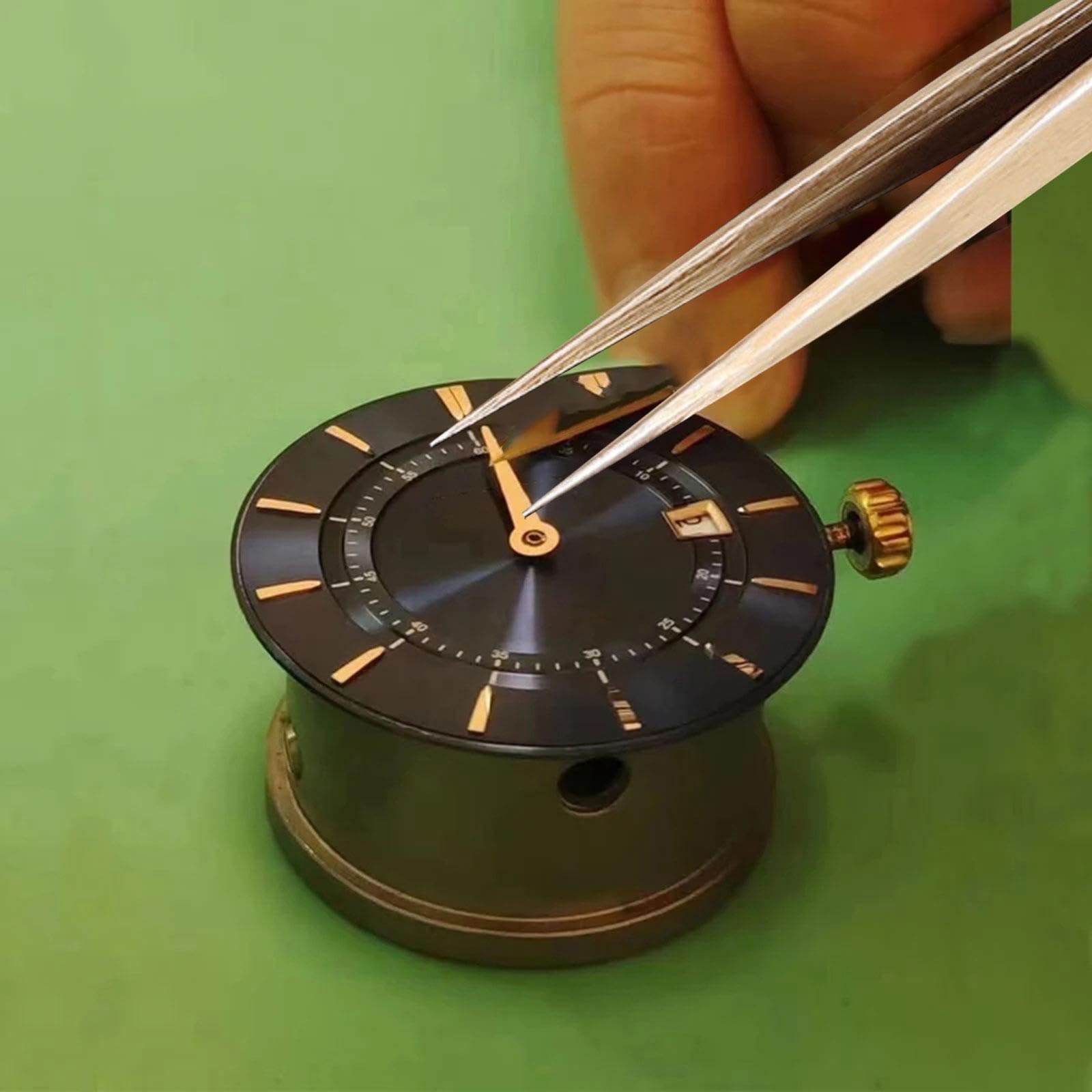 predolo Pinzas de Precisión Ligeras Y Prácticas para Reparación de Relojes. Pinzas Puntiagudas.