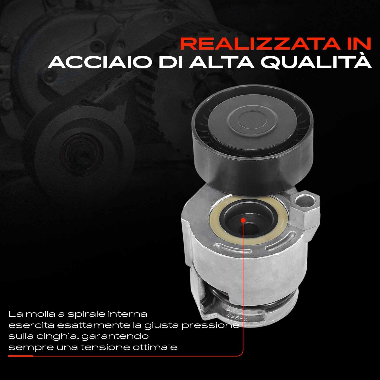 Frankberg Puleggia Guida a Rulli Compatibile con M.e.g.a.n.e III Grandtour KZ0/1 1.5L M.e.g.a.n.e III Compatto B3 BZ0/1 1.6L Duster HS 1.5L S.a.n.d.e.r.o II 1.5L Duster HS 1.6L Replace# VKM36055