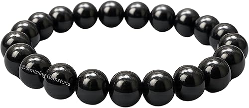 Miniatura 458 de Amazing Gemstone Pulsera de cristal para mujeres y hombres, pulsera de cristal curativo de protección, pulsera elástica con cuentas de piedras