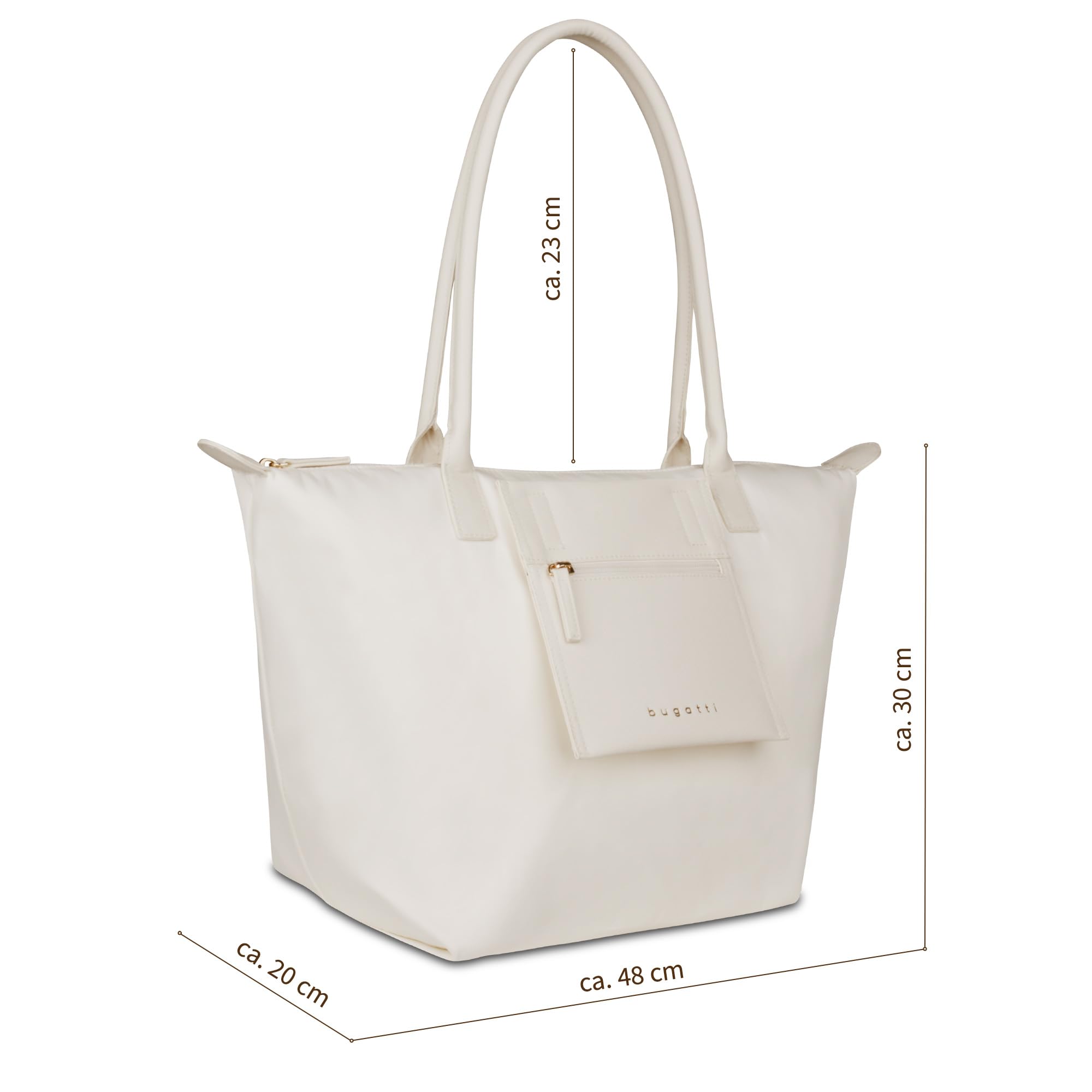bugatti Mare 2.0 praktischer & eleganter Shopper für Damen, leichte & große Tote Bag