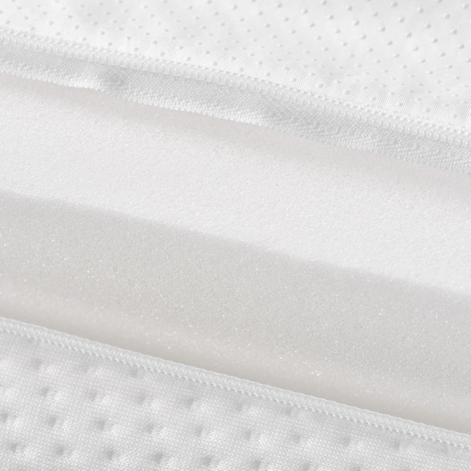 Materac nawierzchniowy, narzuta z antypoślizgowymi cząsteczkami i uchwytami, certyfikat Öko-Tex, ergonomiczna, oddychająca i trwała, twardość H3, 90 x 200 cm