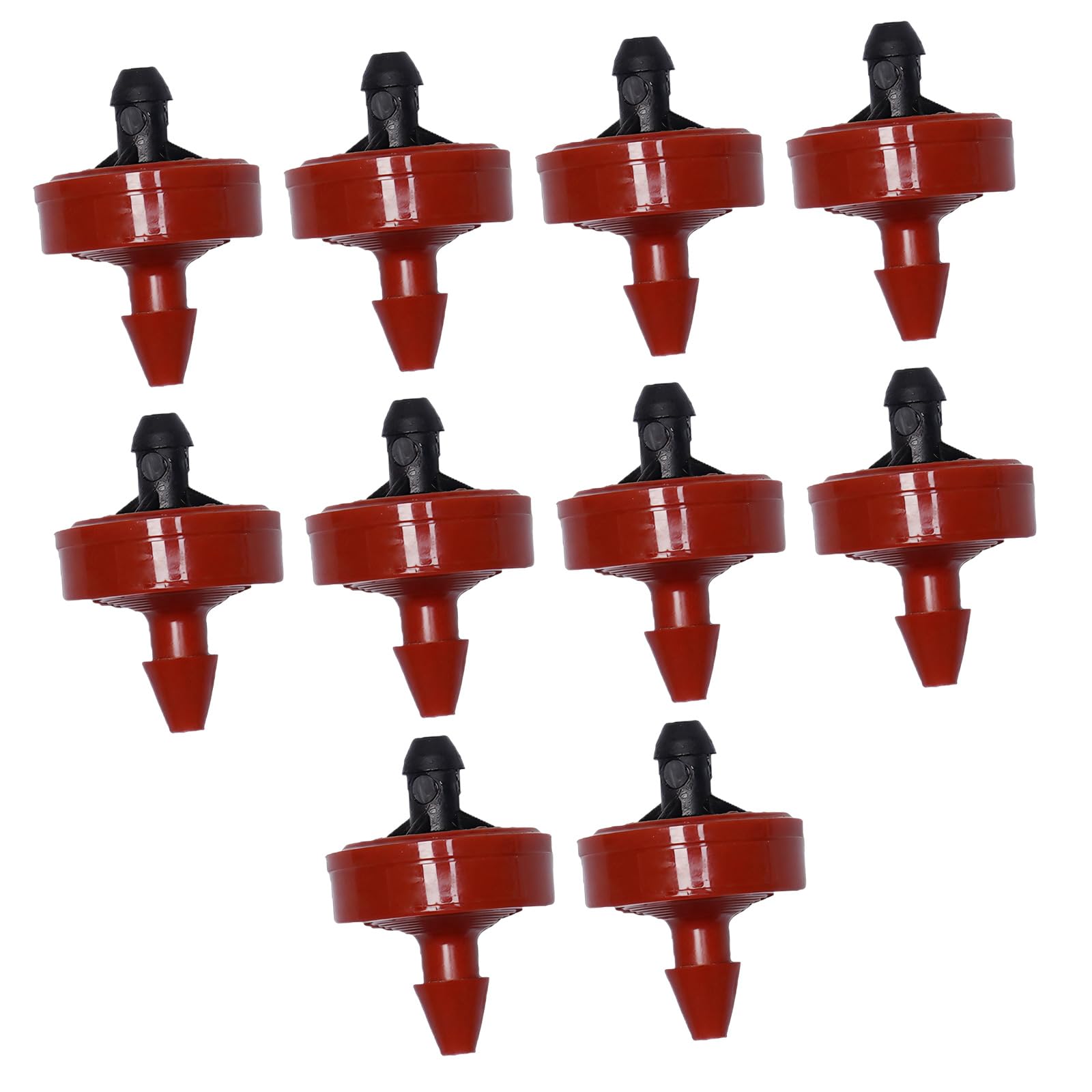 Hredyqw 10Pcs Pressure Compensating Drip Irrigation Watering Dripper Gentle Flows Anti-Clog Drip Irrigation Emitters