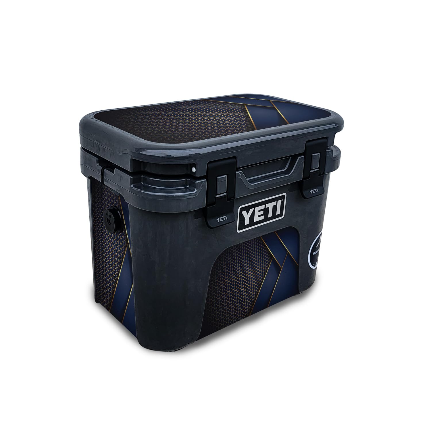 Skin Compatible with Yeti Roadie 15 Hard Cooler - Modern Hex - Premium 3M Vinyl Protective Wrap Decal Cover - Easy to Apply | Crafted in The USA by MightySkins
